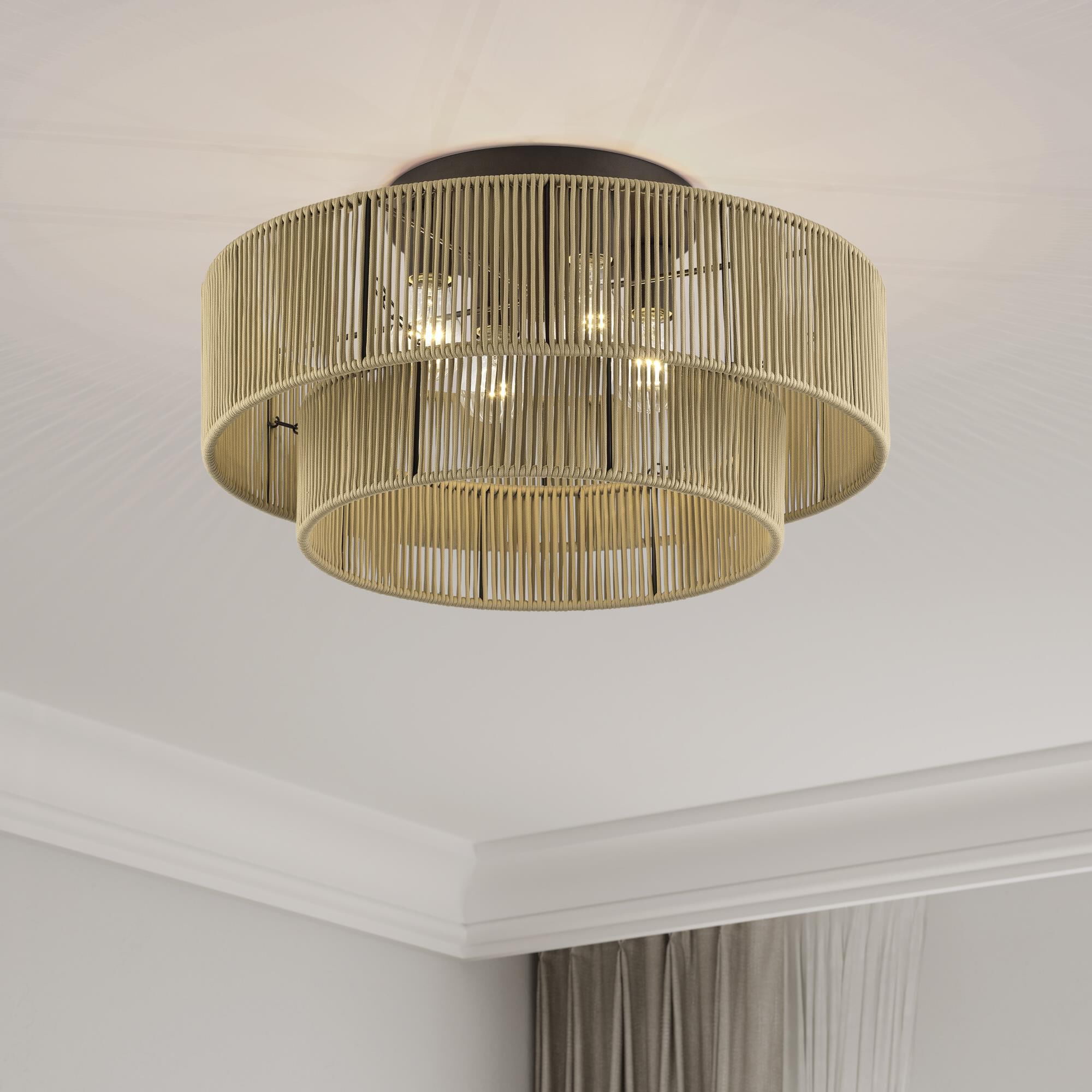 Acordia 21 Inch Semi Flush Mount by Livex Lighting