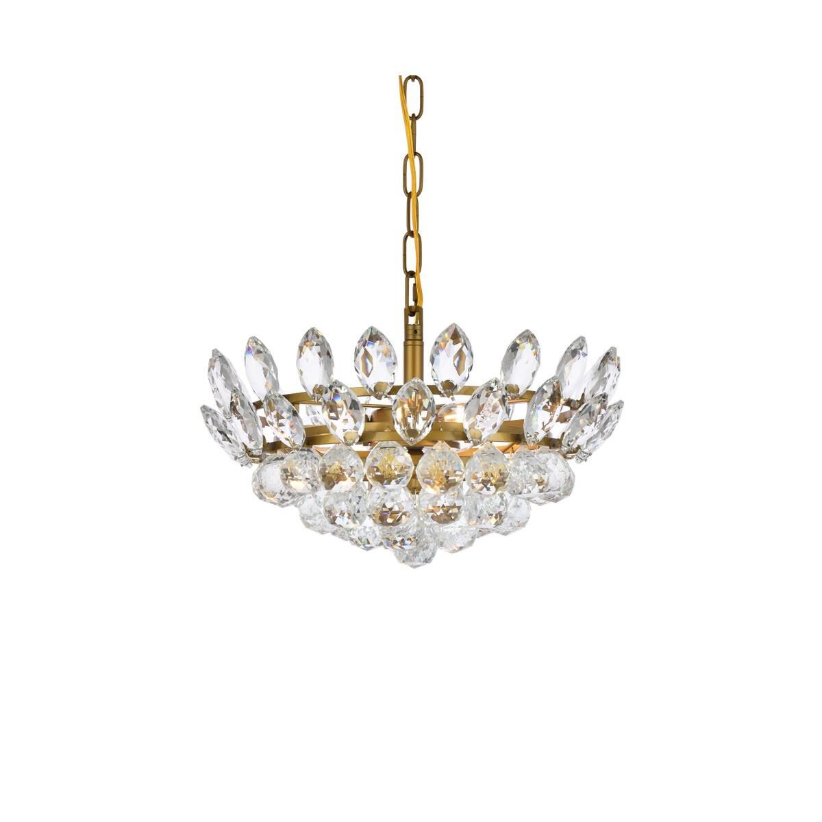 Emilia 16 Inch Large Pendant by Elegant Lighting