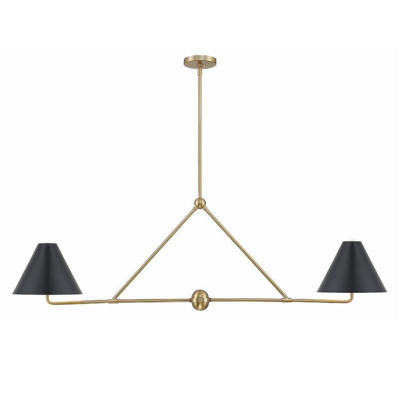 Xavier 54 Inch Linear Chandelier by Crystorama