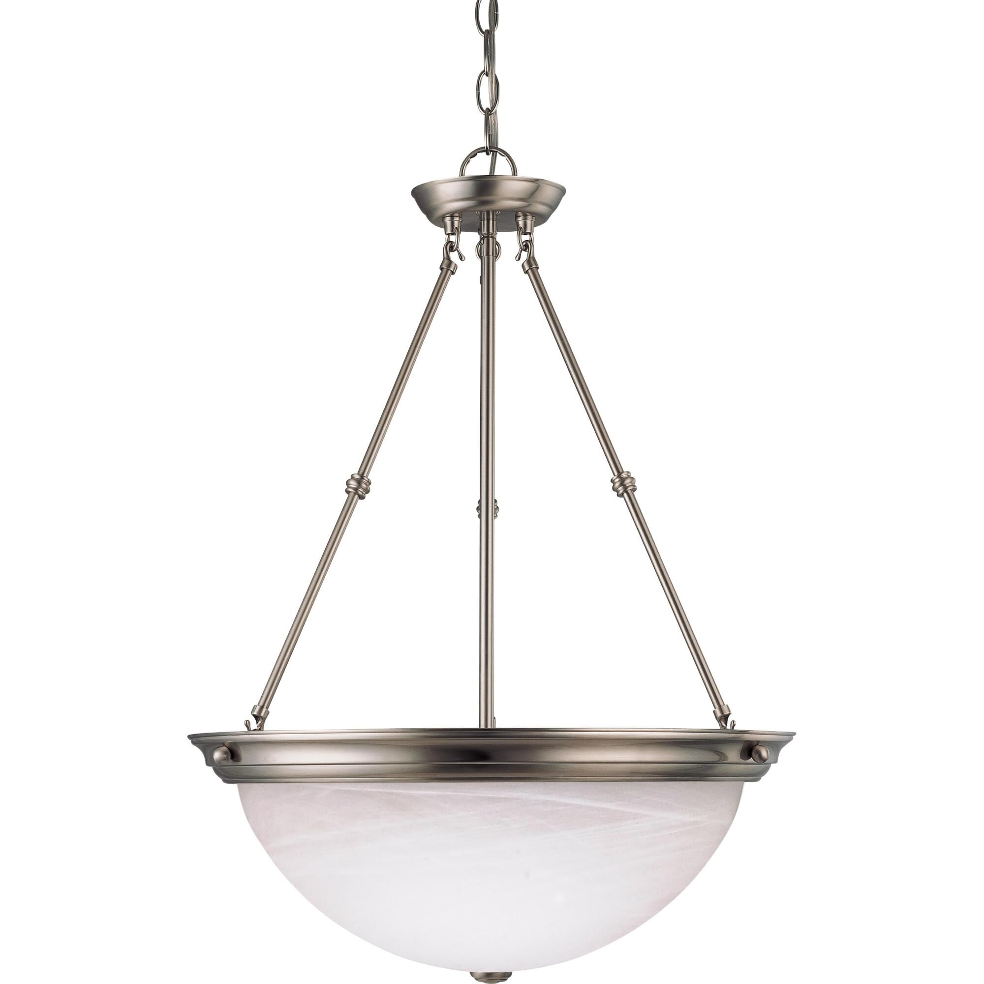Alabaster 20 Inch Large Pendant by Nuvo Lighting