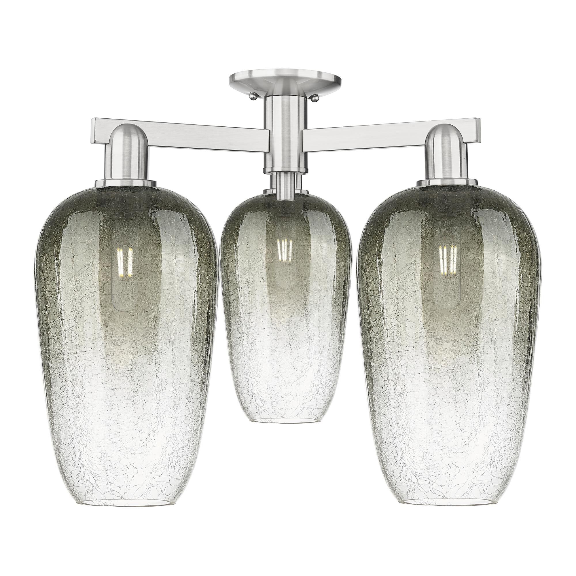 Bruno Marashlian Brookhaven Flute 25 Inch Semi Flush Mount by Innovations Lighting