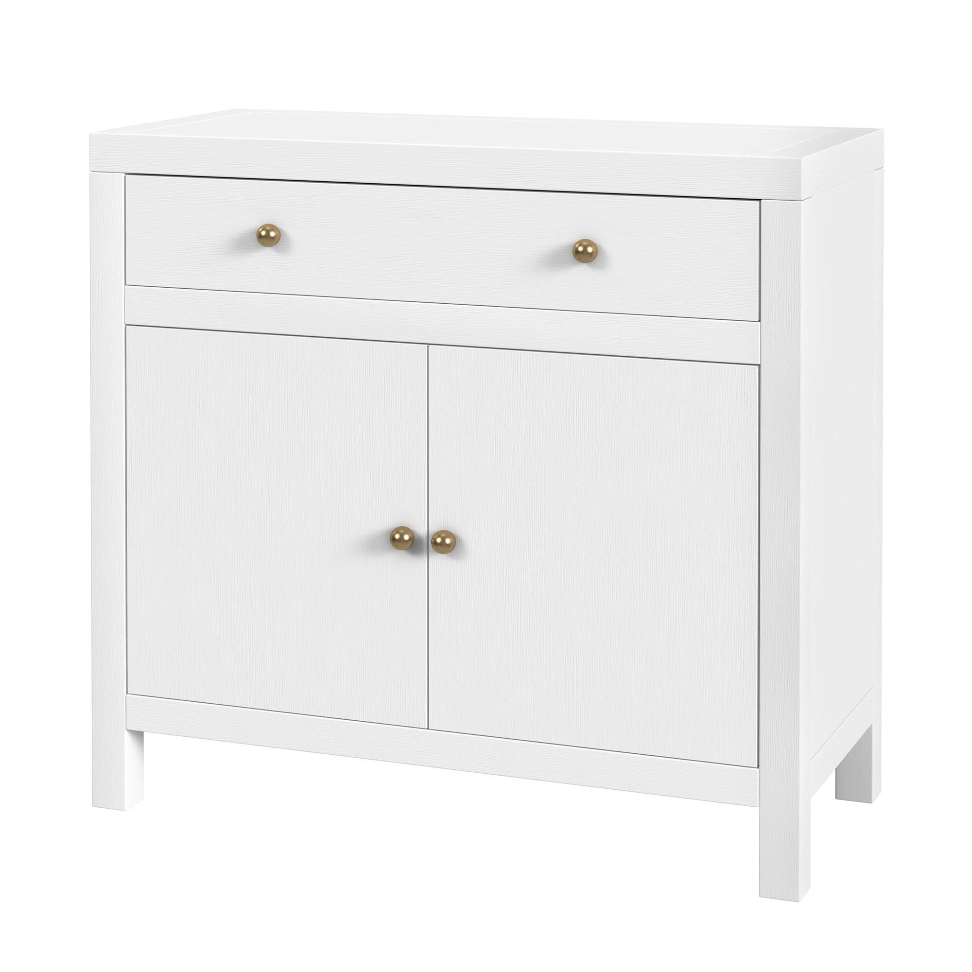 Shown in White finish