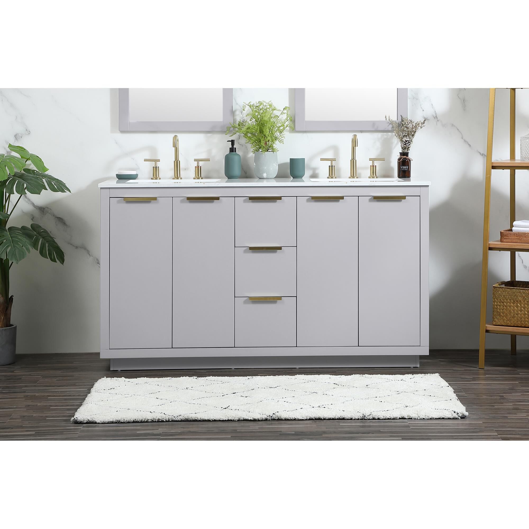 Shown in Grey finish