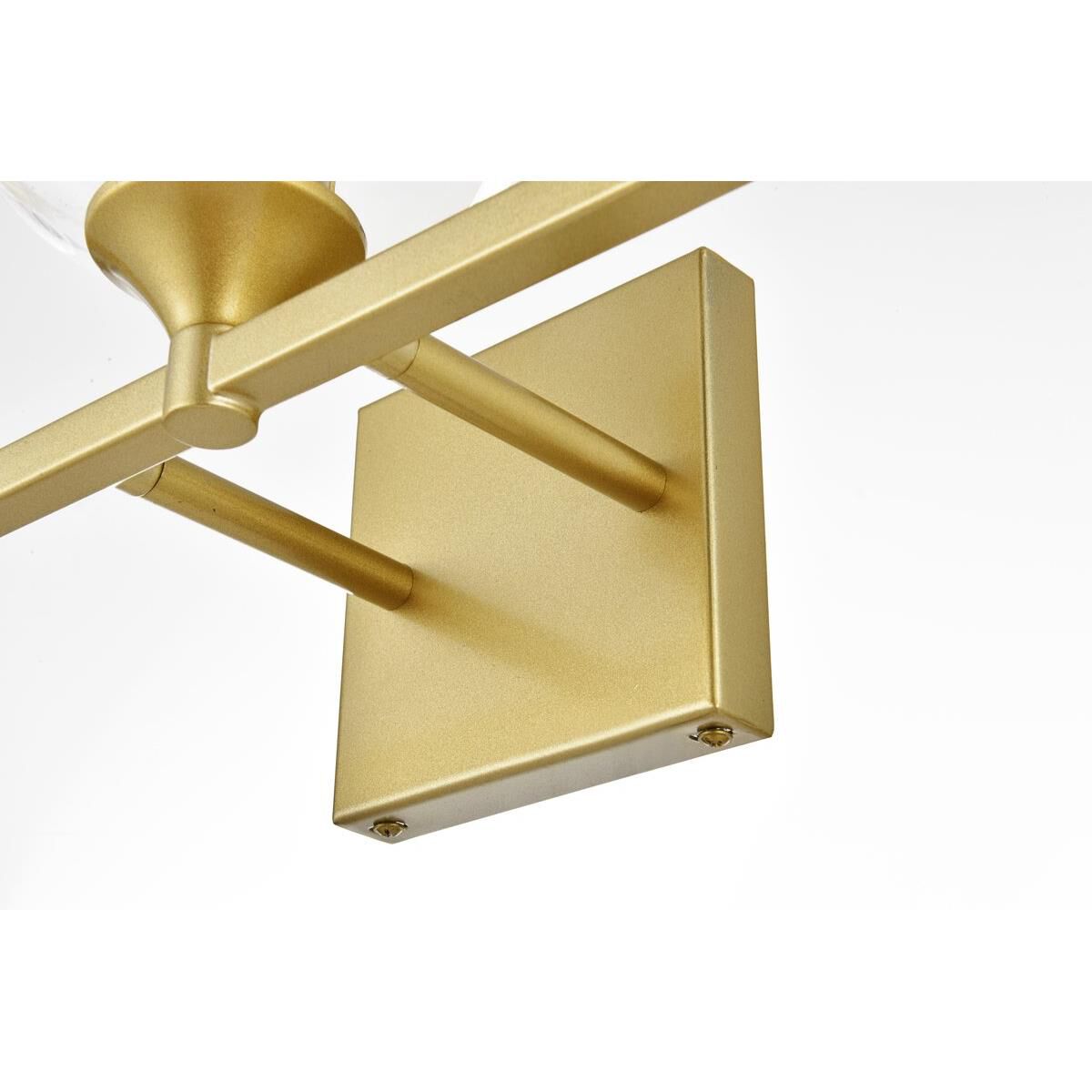 Shown in Brass  finish and Clear glass