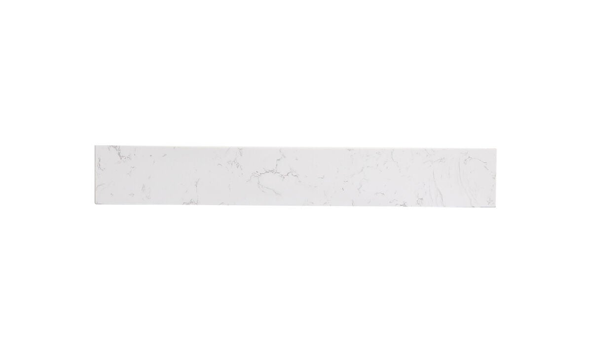 Shown in Calacatta White finish