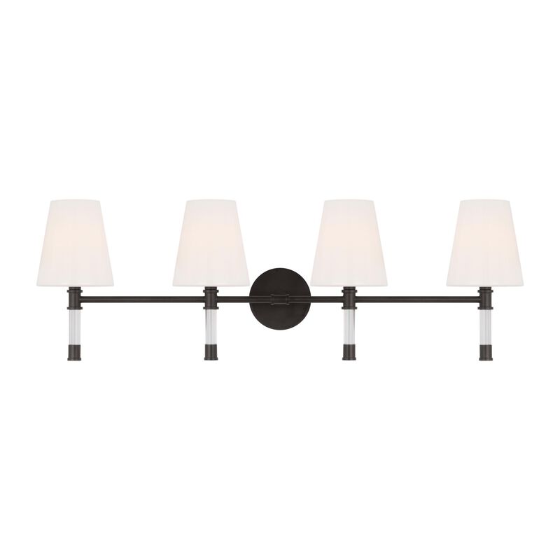 Chapman & Myers Hanover 34 Inch 4 Light Bath Vanity Light by Visual Comfort Studio