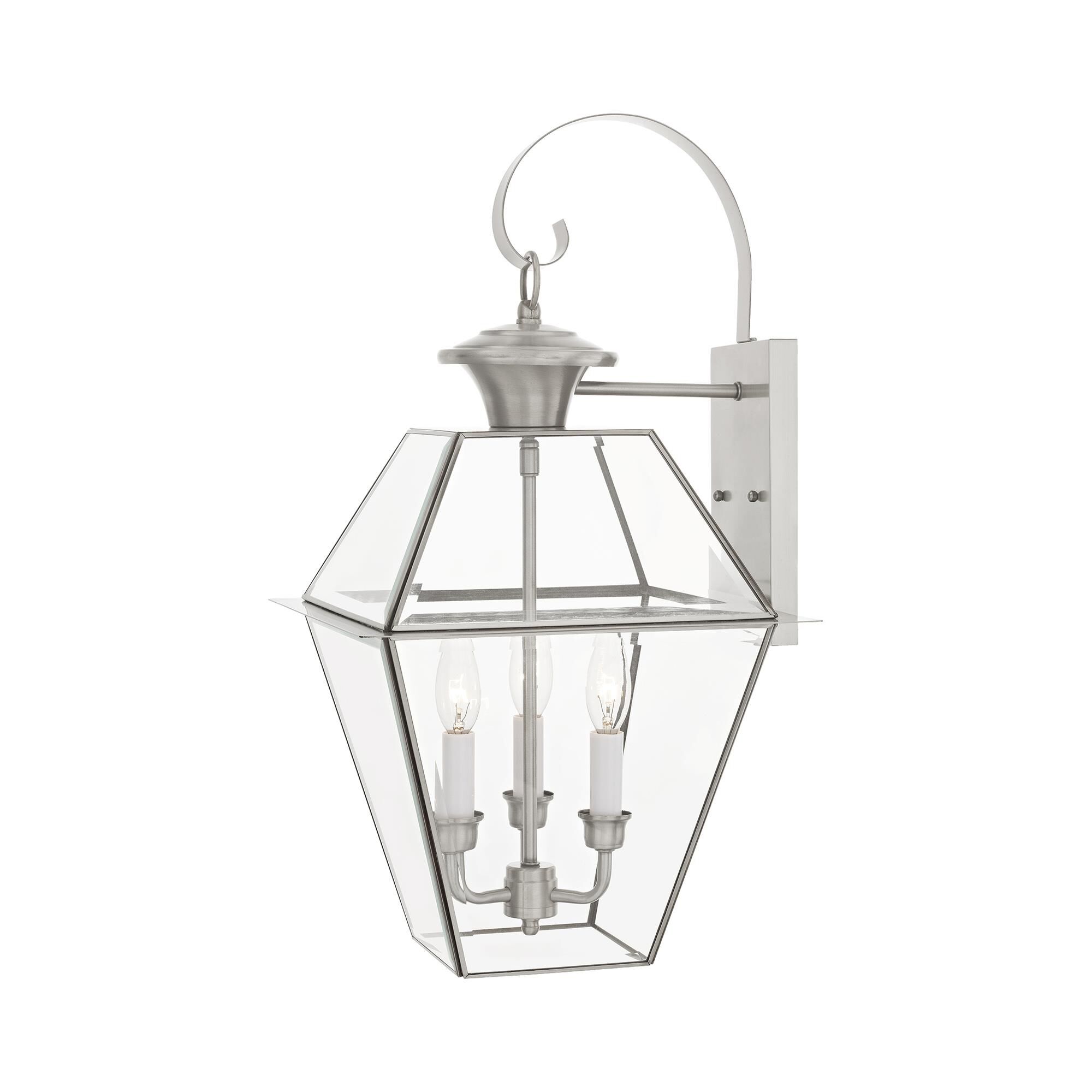 Westover 22 Inch Tall 3 Light Outdoor Wall Light by Livex Lighting