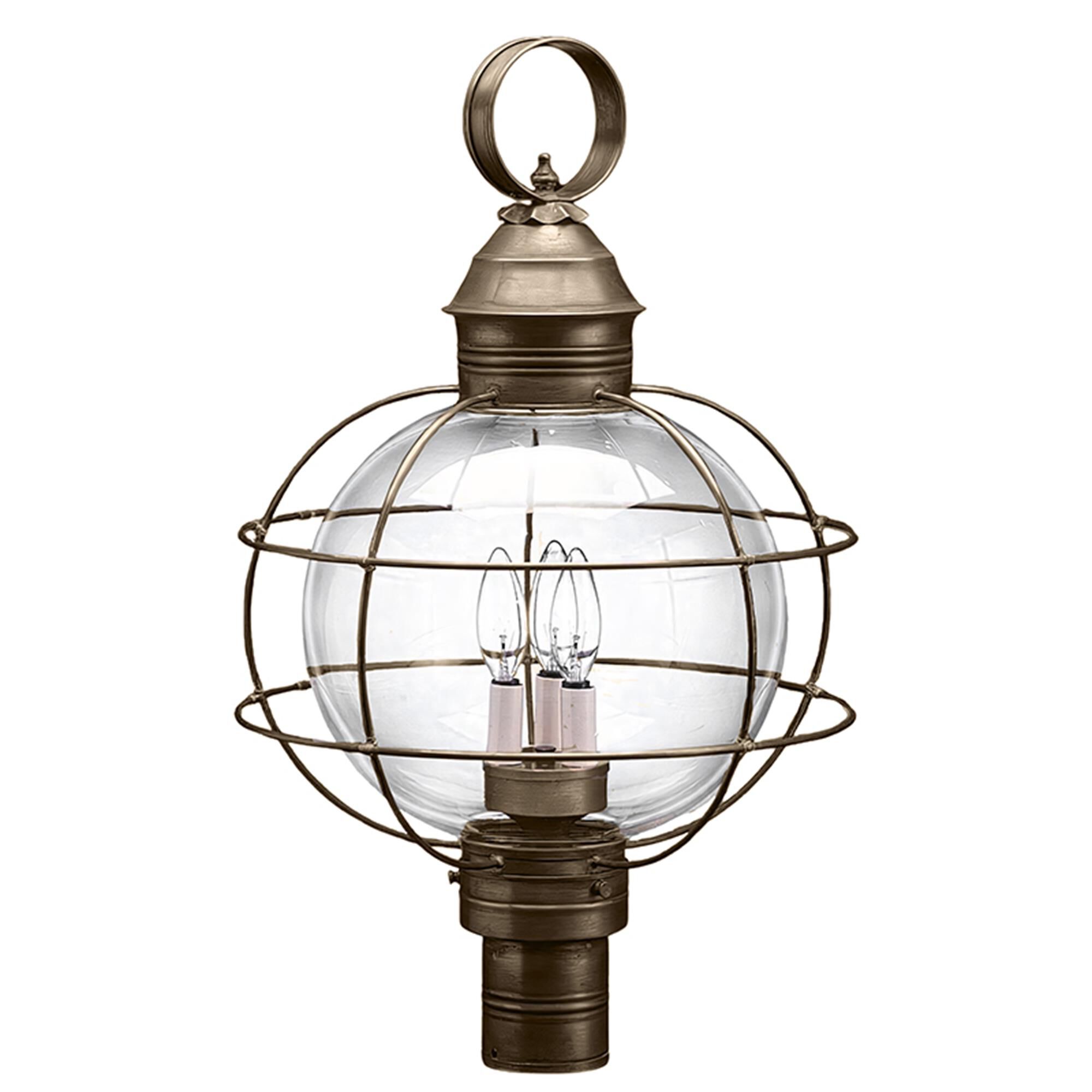 Onion 25 Inch 3 Light Outdoor Post Lamp,