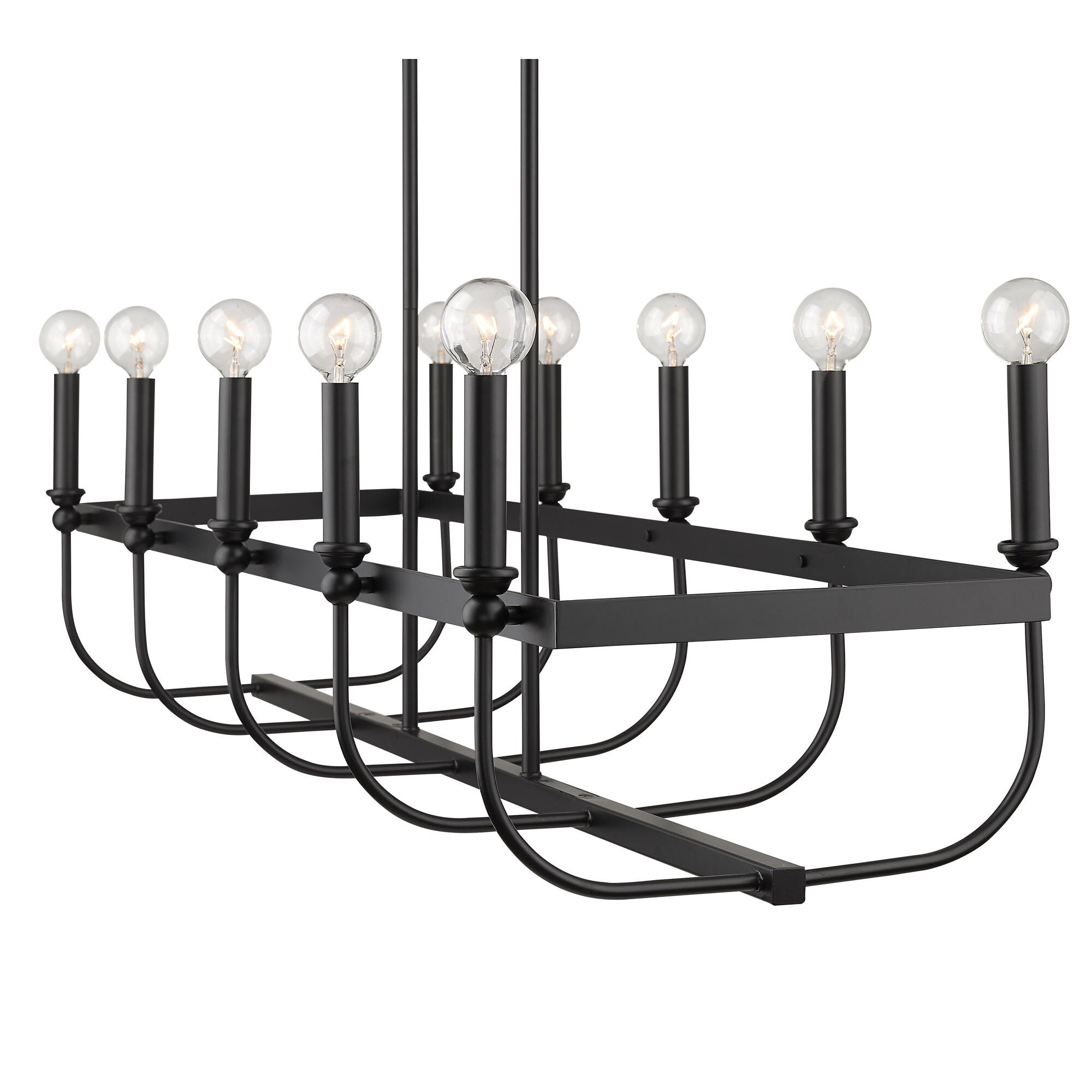 Shown in Matte Black finish and -- glass and -- shade