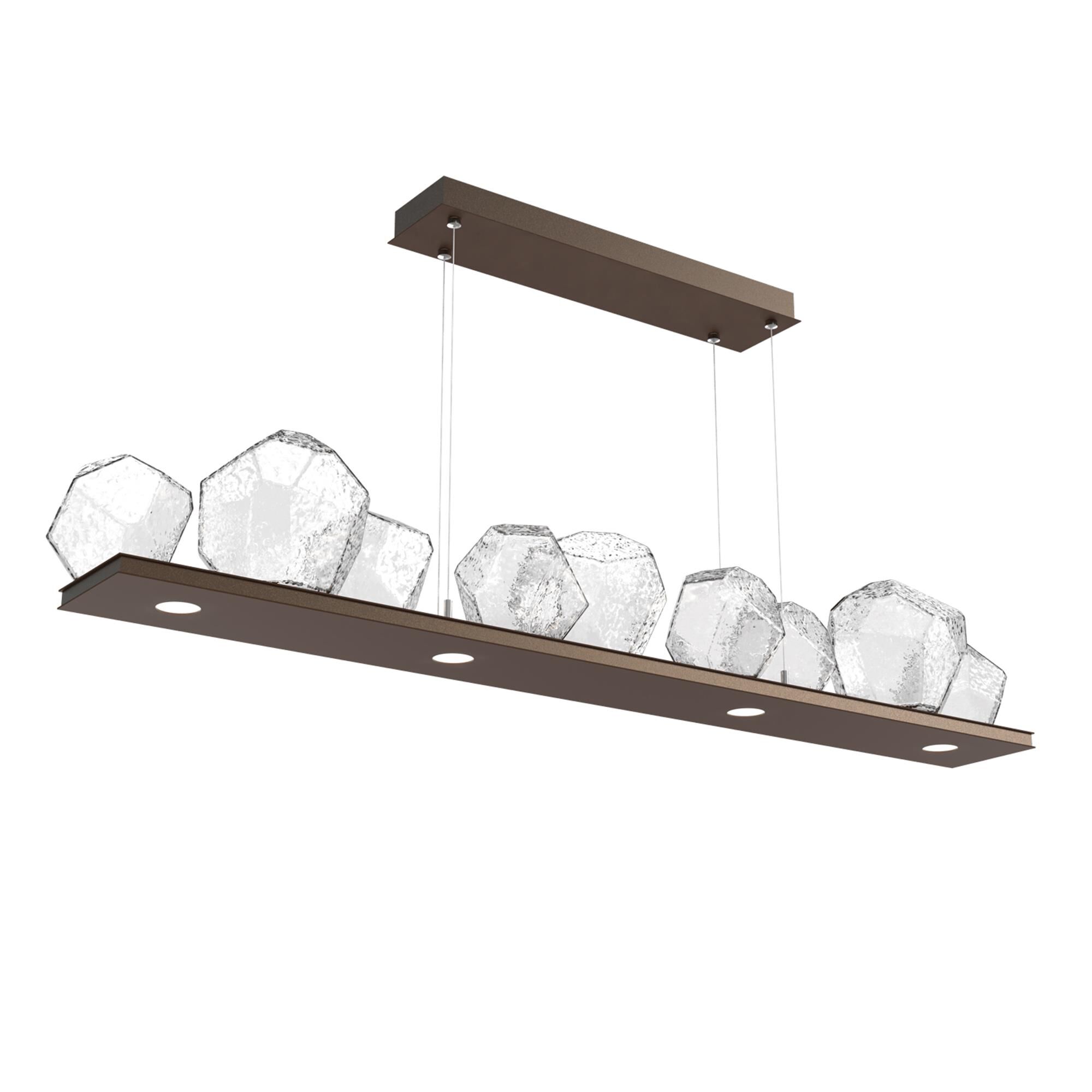 Shown in Flat Bronze finish and Clear glass