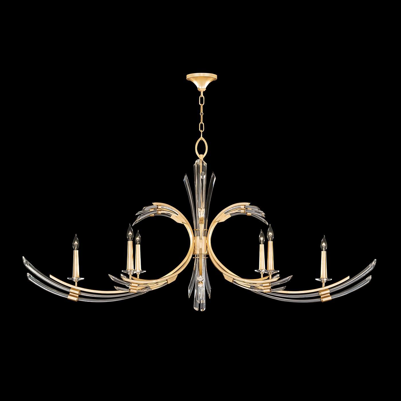 Trevi Linear Suspension Light by Fine Art Handcrafted Lighting