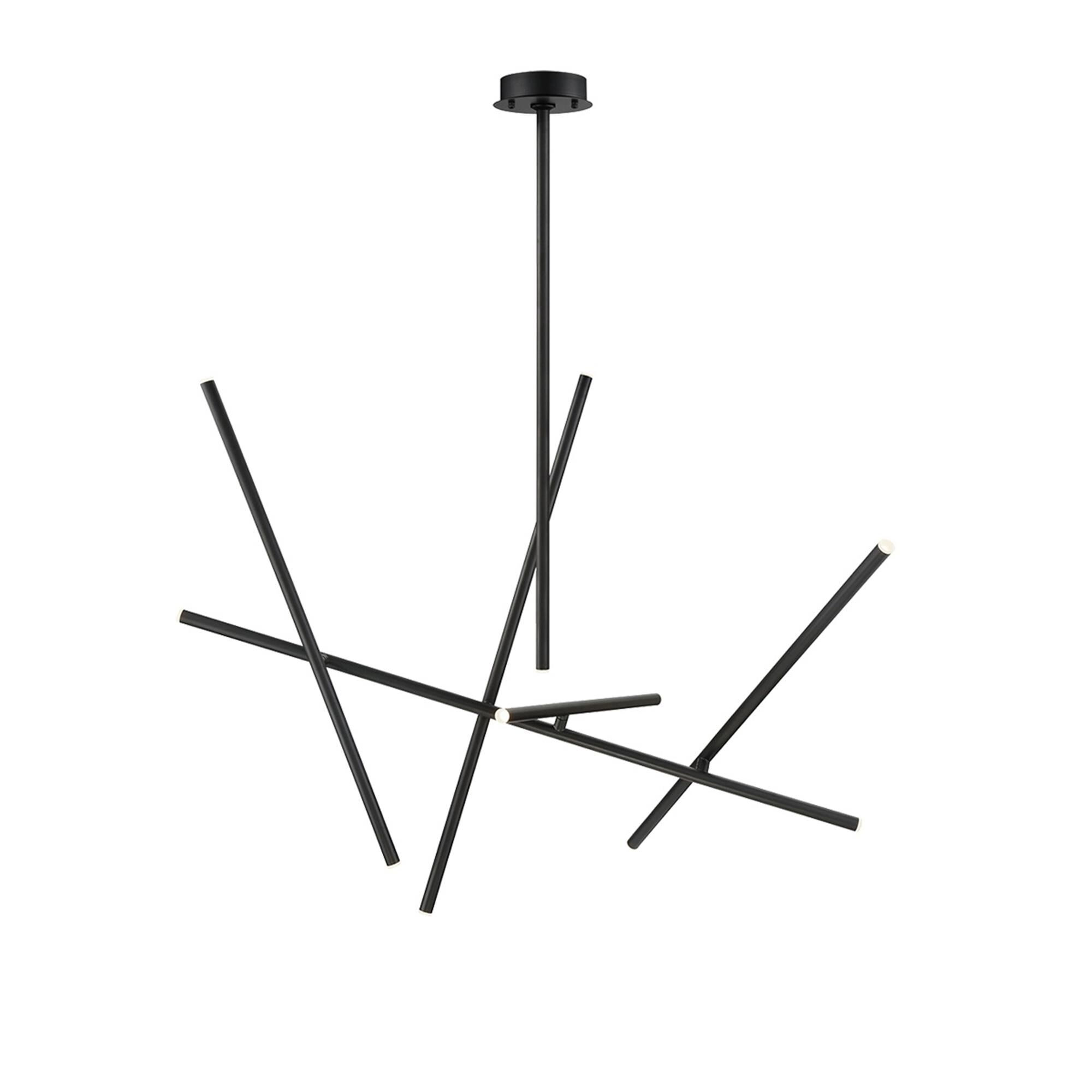 Shown in Black finish and Acrylic shade and Acrylic accent