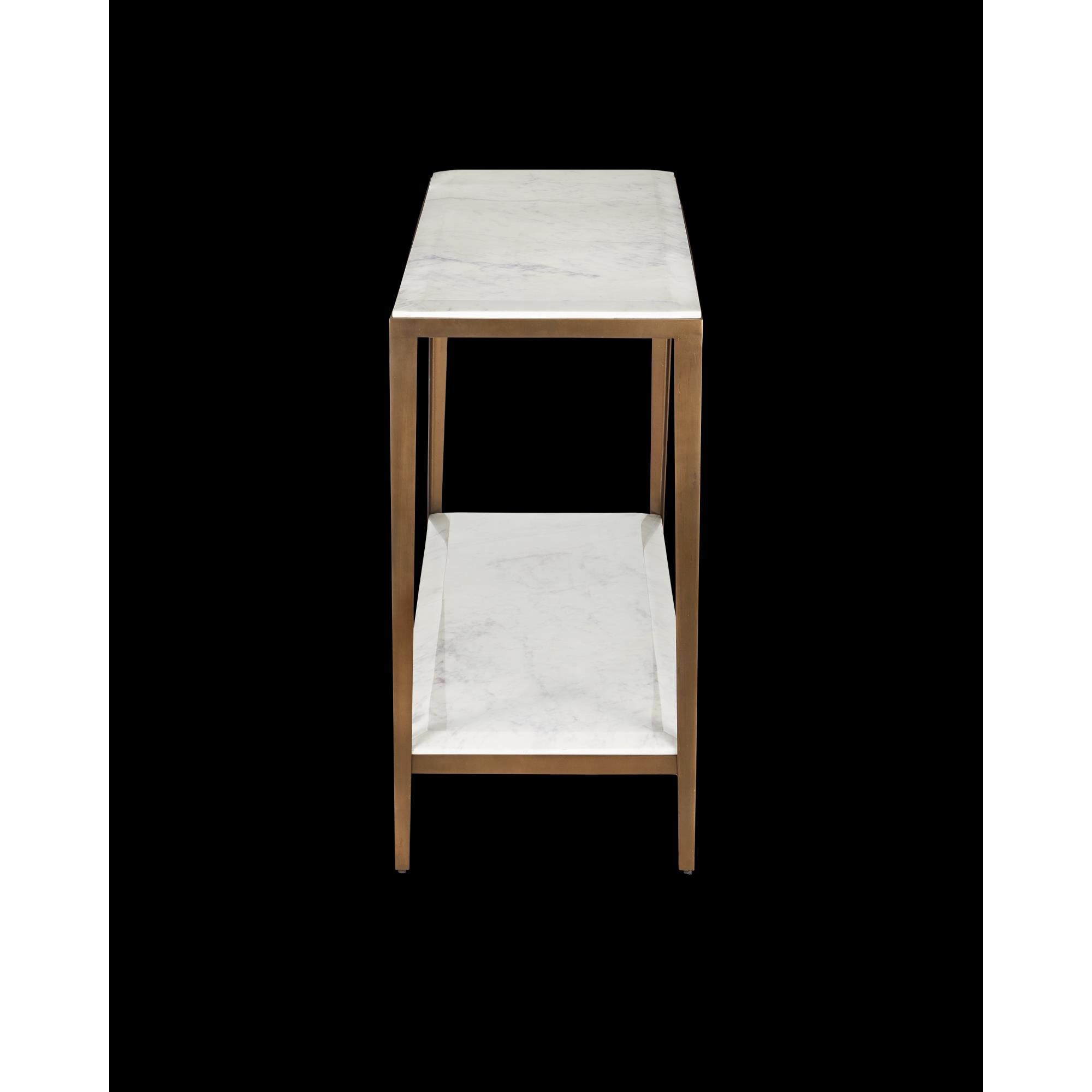 Oblique Console Table by Currey and Company