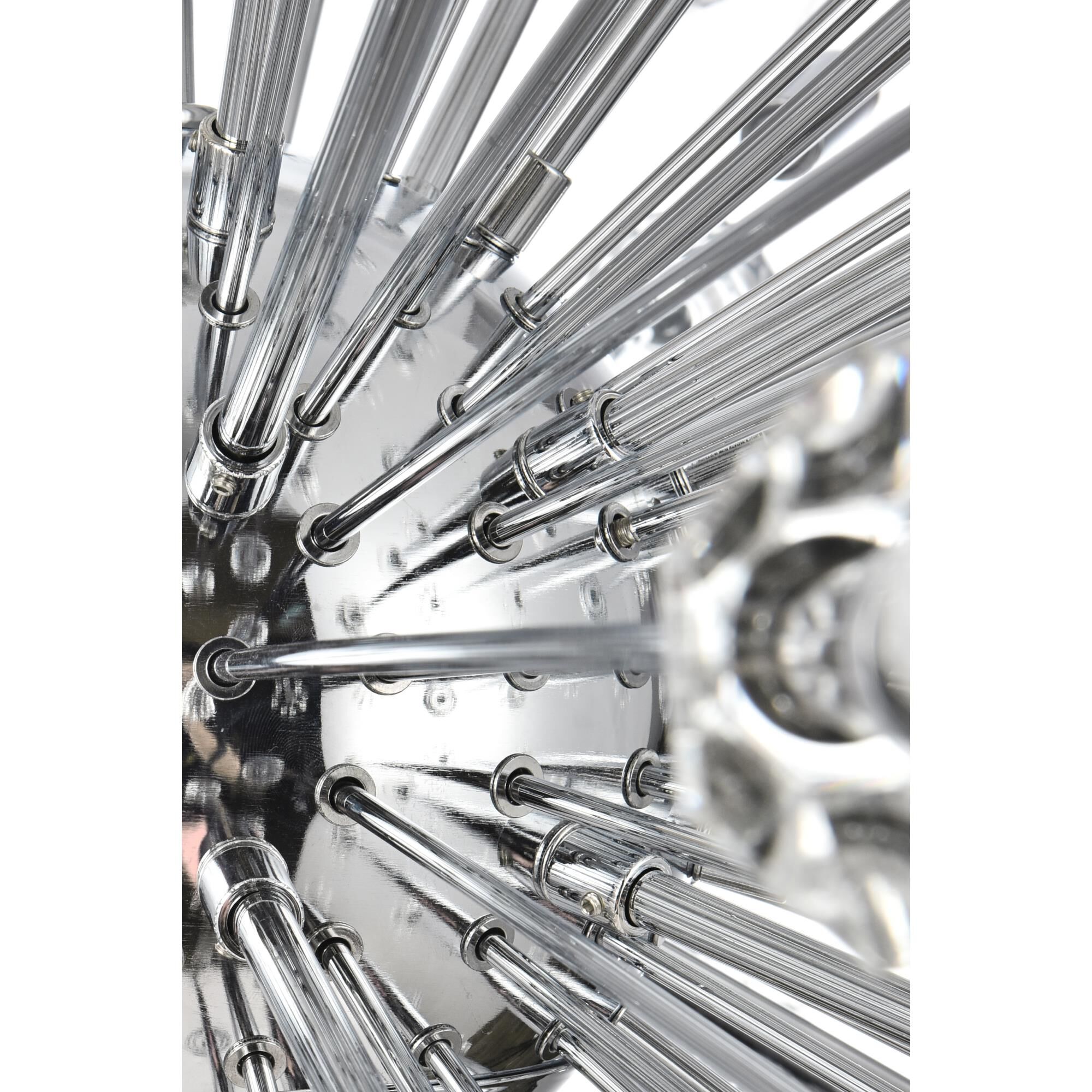 Shown in Chrome finish and Clear Royal Cut crystal