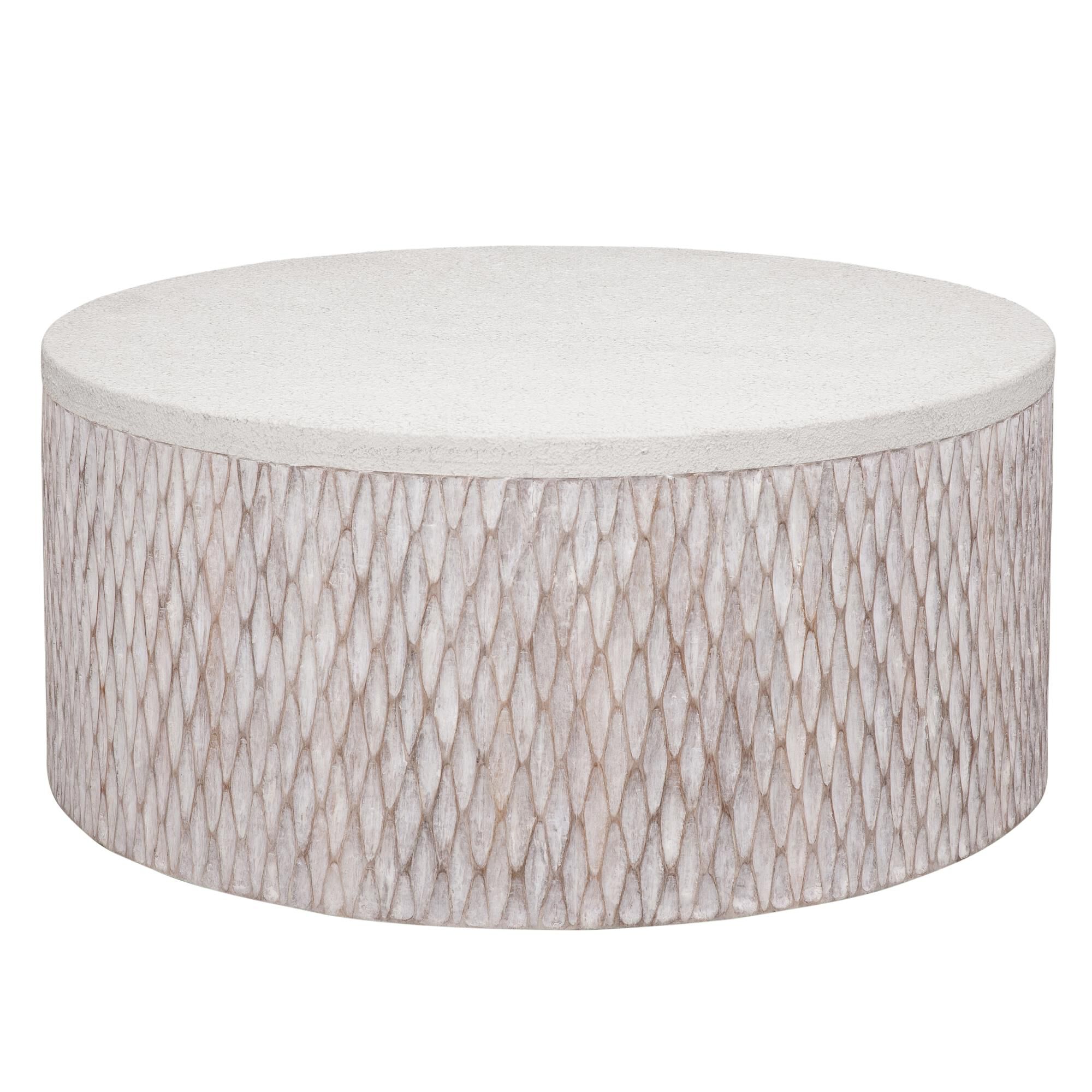 Shown in White Wash finish