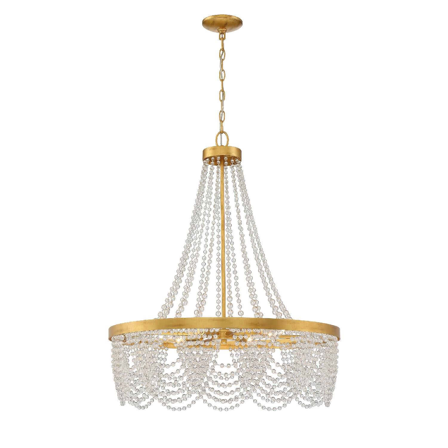 Fiona 27 Inch 4 Light Chandelier by Crystorama
