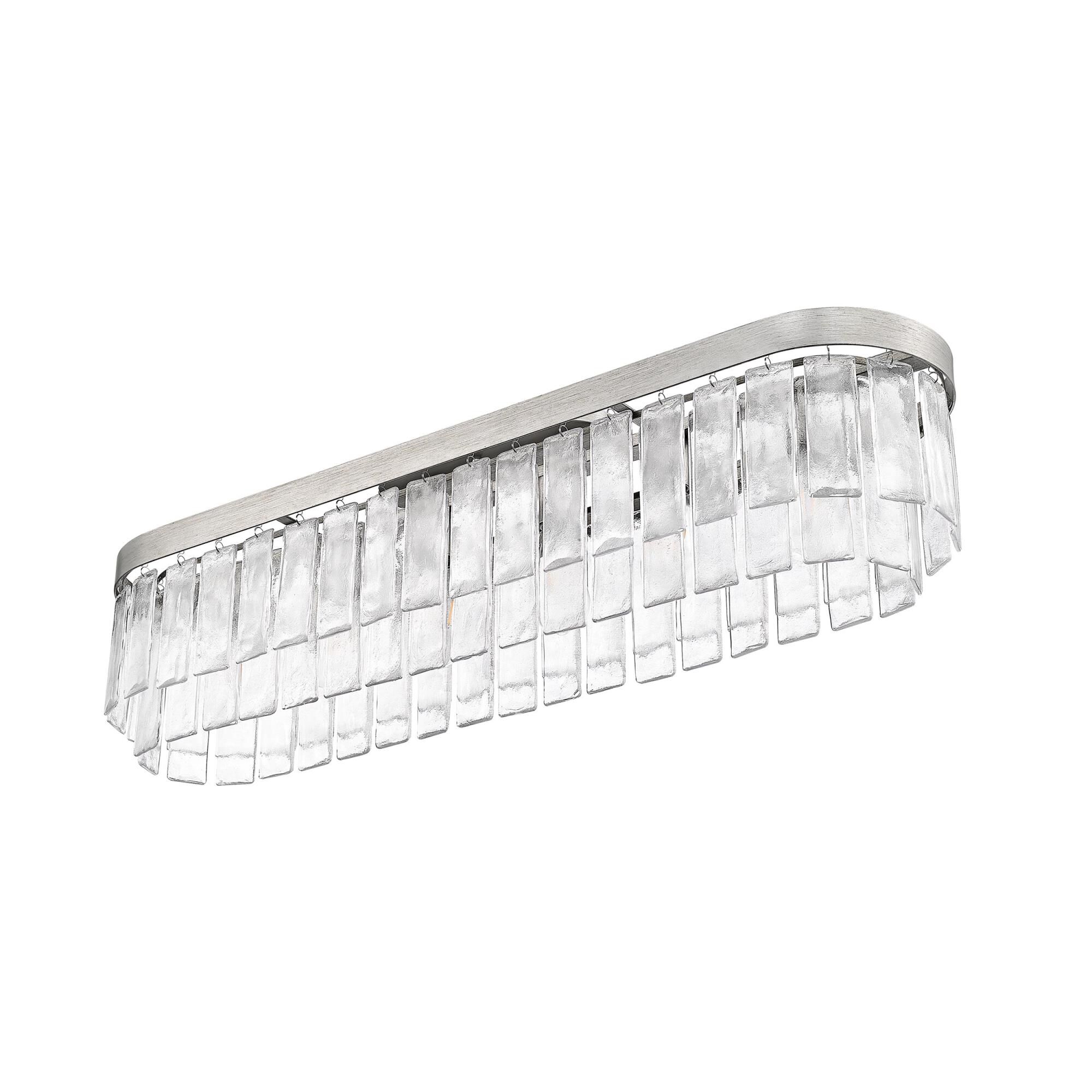 Shown in Peruvian Silver finish and Hammered Water glass