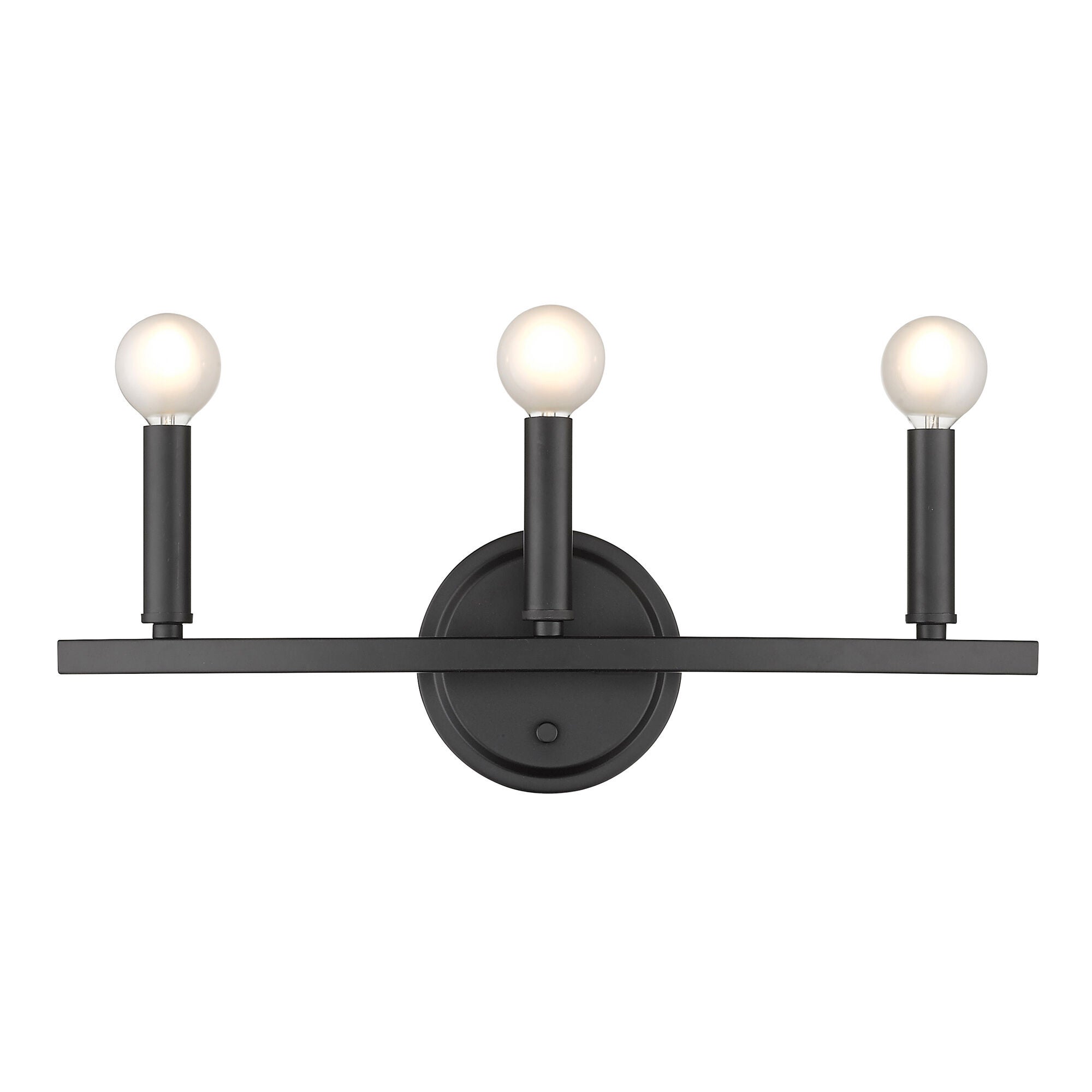 Shown in Matte Black finish and -- glass and -- shade