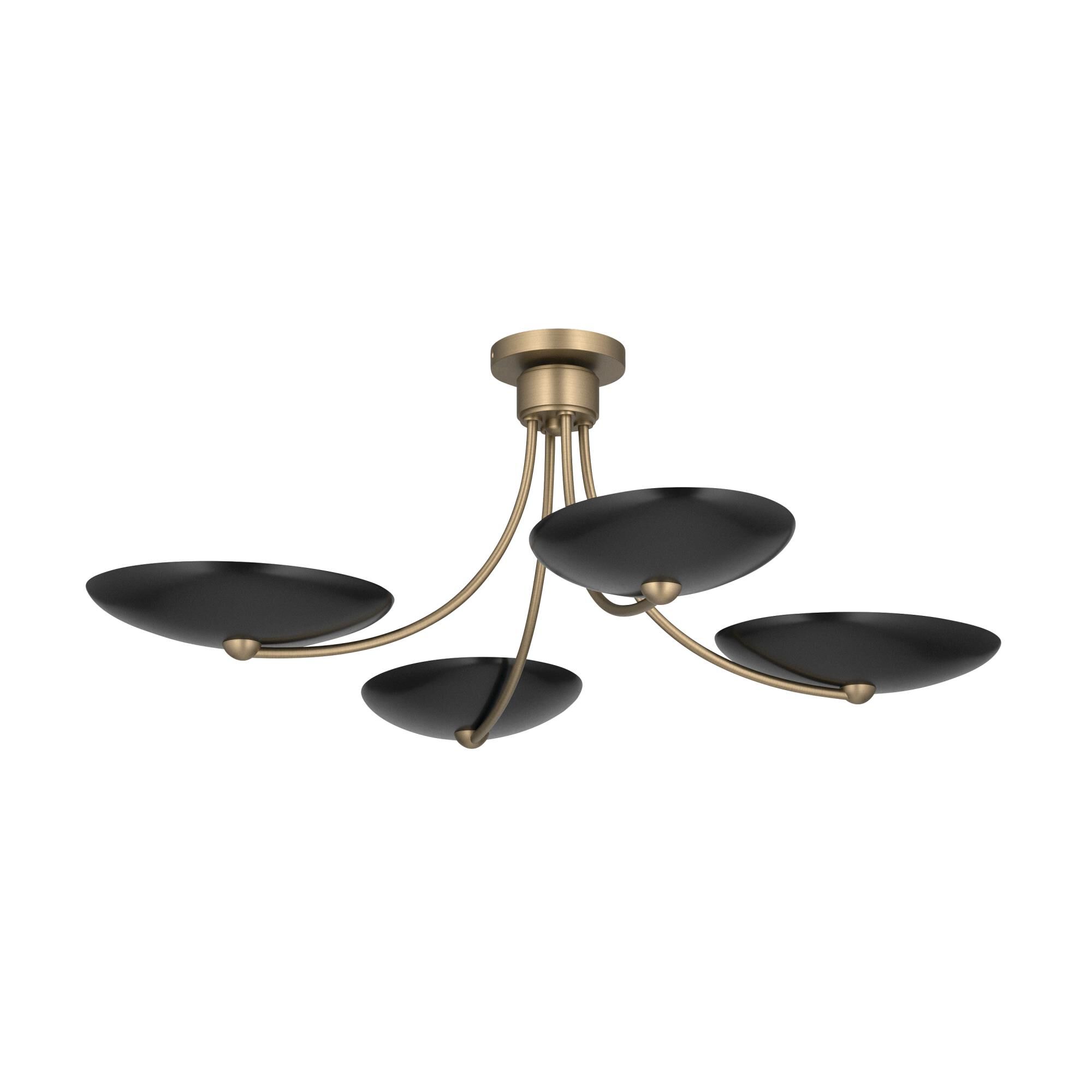 Shown in Champagne Bronze finish and Champagne Bronze and Black shade