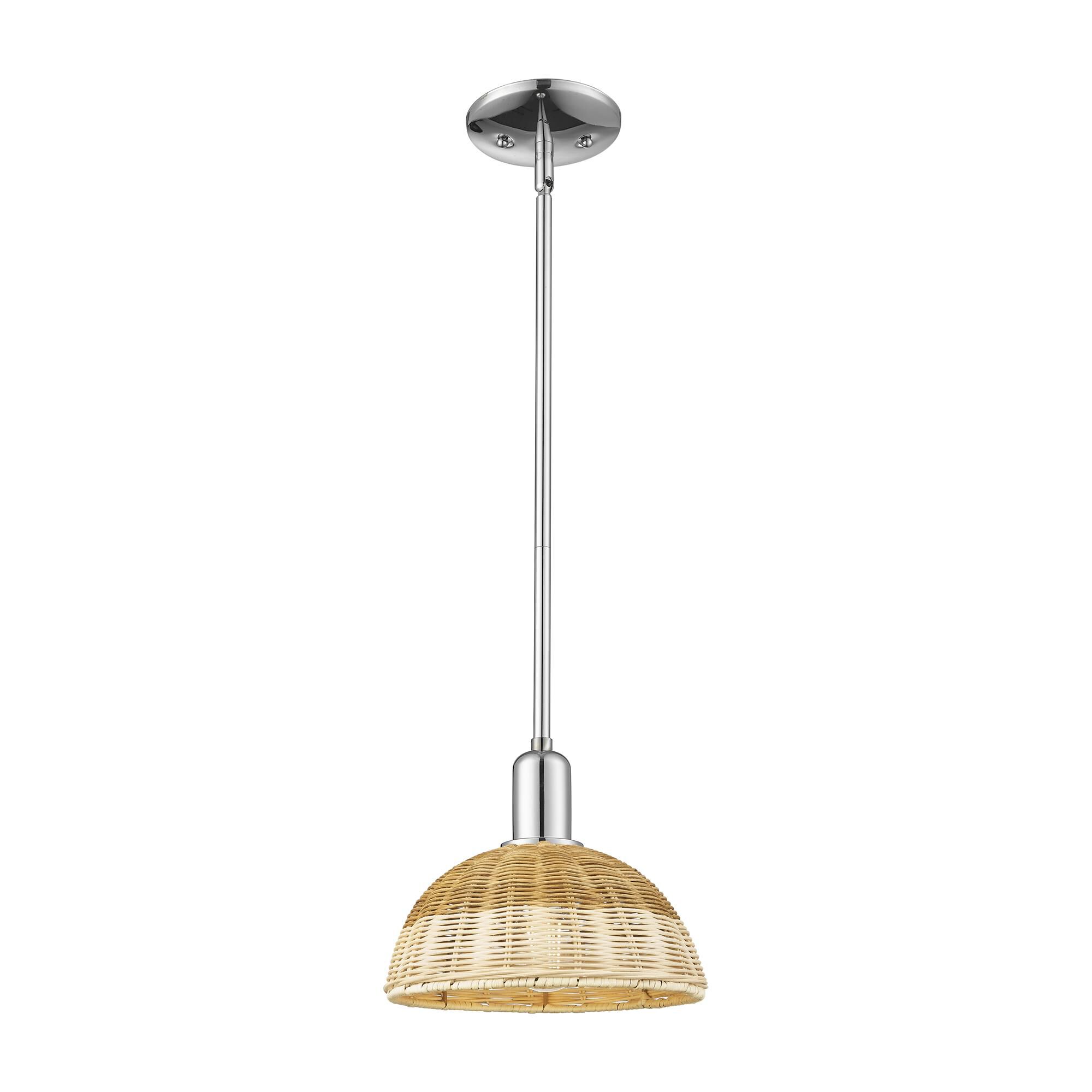 Shown in Polished Chrome finish and Natural shade