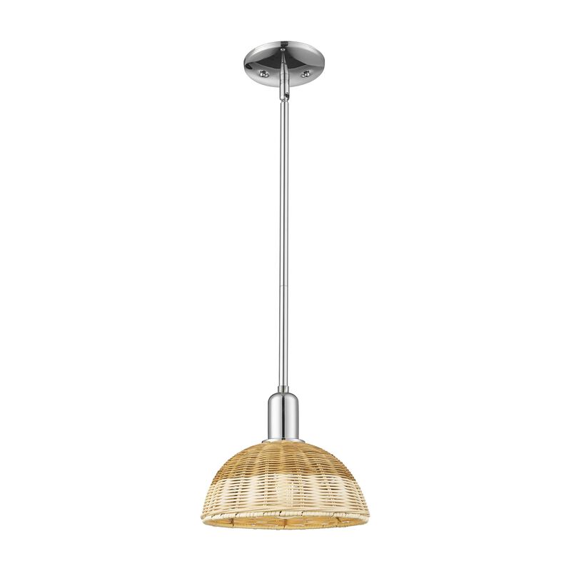 Bruno Marashlian Natural Ballston Dome 9 Inch Mini Pendant by Innovations Lighting