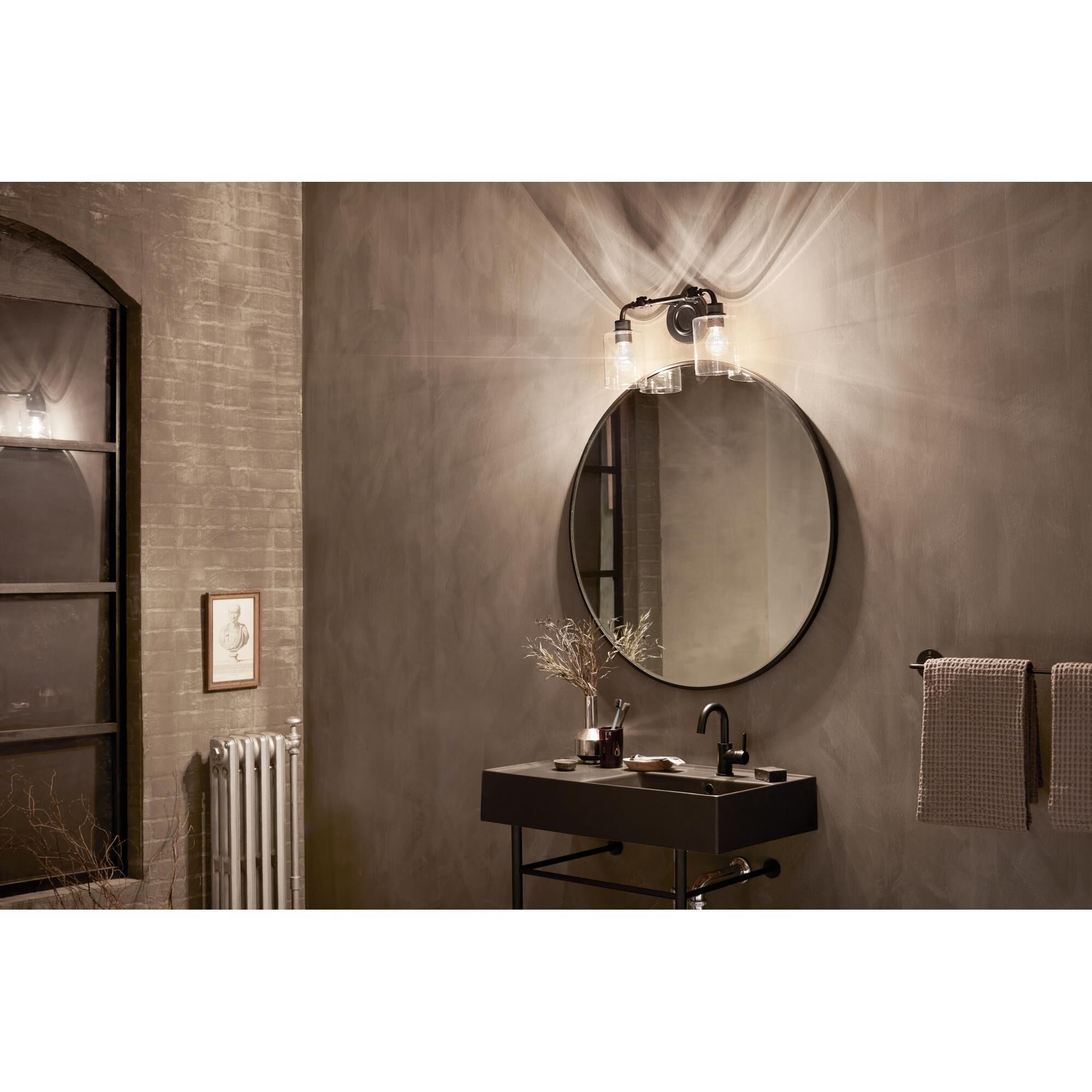 Gunnison 17 Inch 2 Light Bath Vanity Light by Kichler Lighting