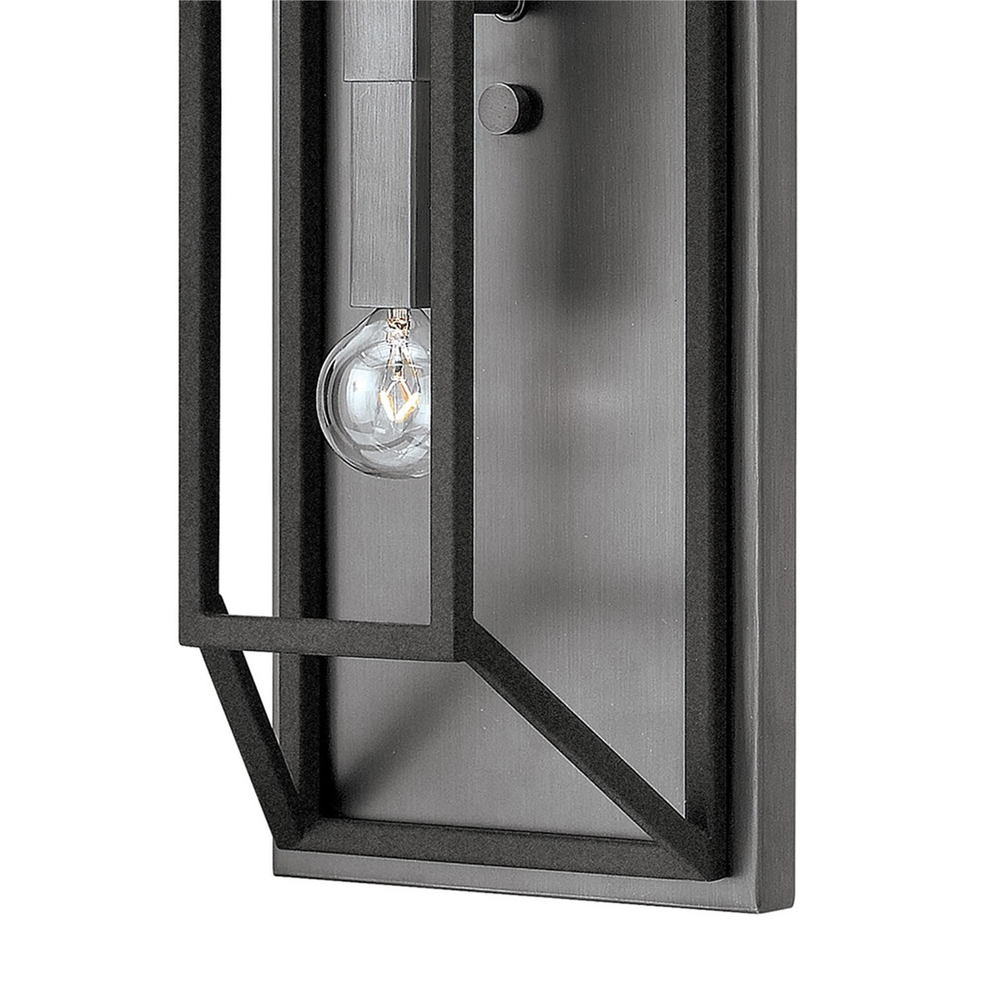 Shown in Aged Zinc finish