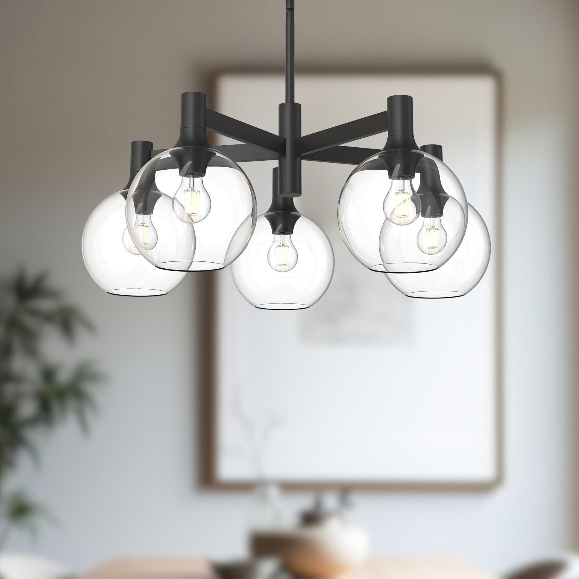 Castilla 5 Light Chandelier by Alora Mood