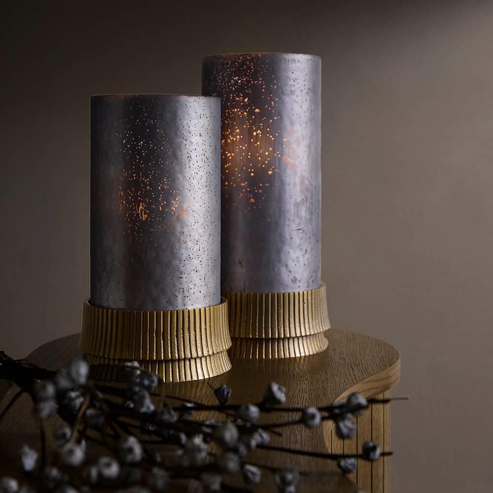 Shown in Antique Brass and Matte Antique Mercury finish