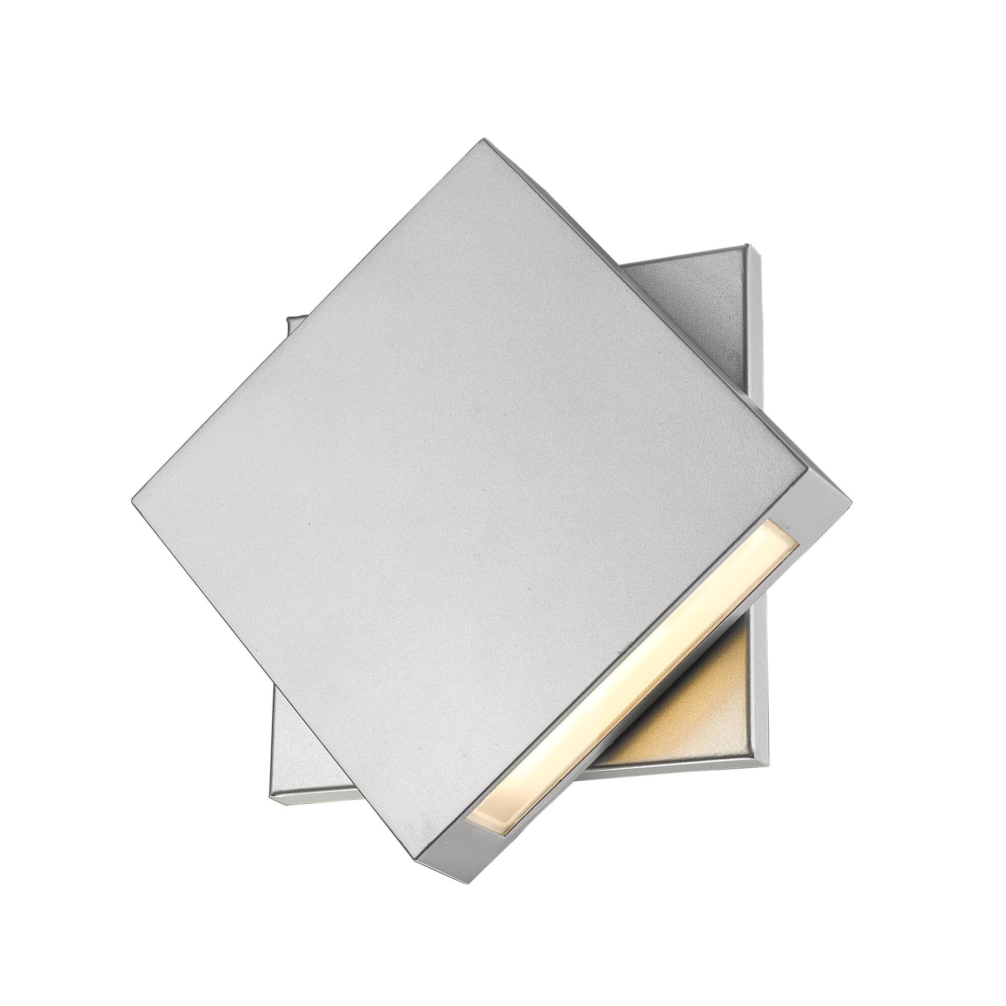 Shown in Silver finish and Glass shade