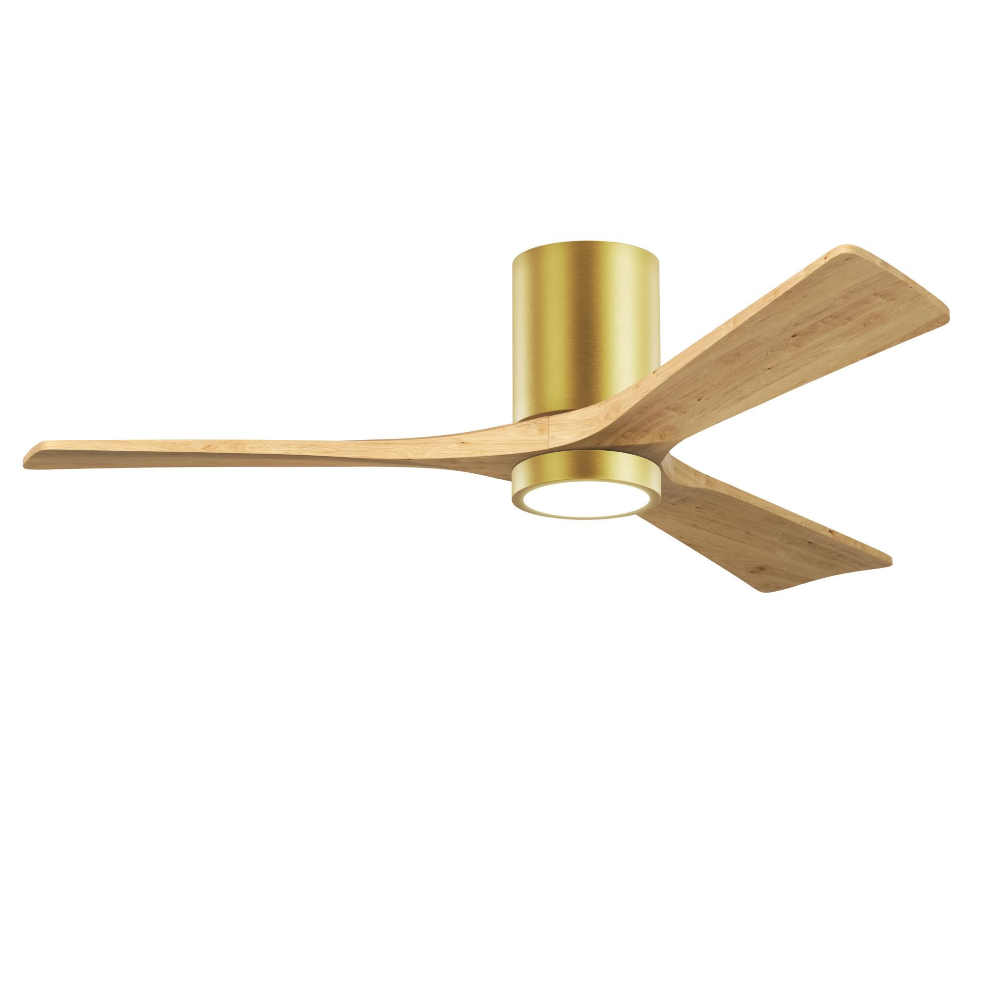 Irene 52 Inch Flush Mount Fan with Light Kit by Matthews Fan Company