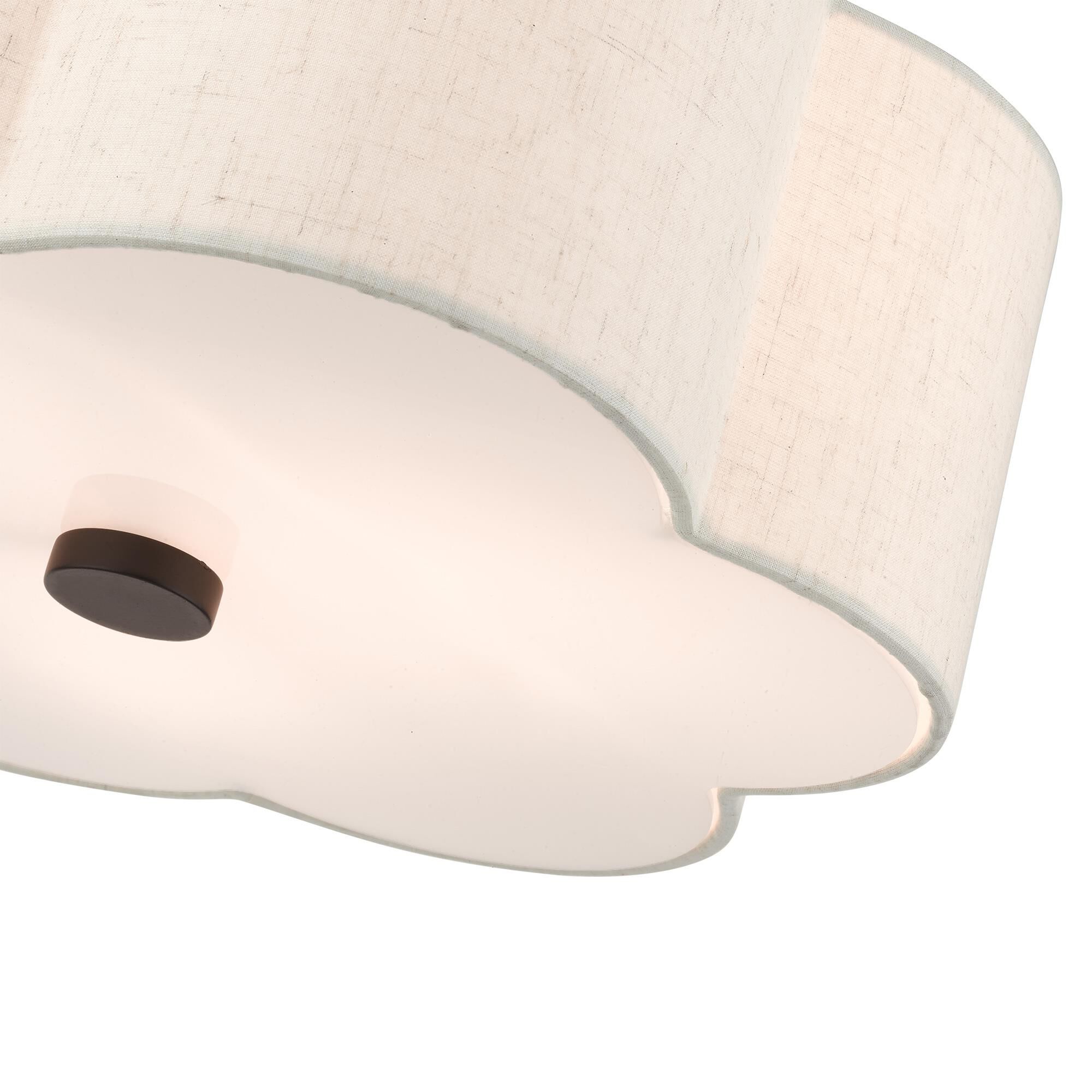 Solstice 3 Light Semi Flush Mount by Livex Lighting