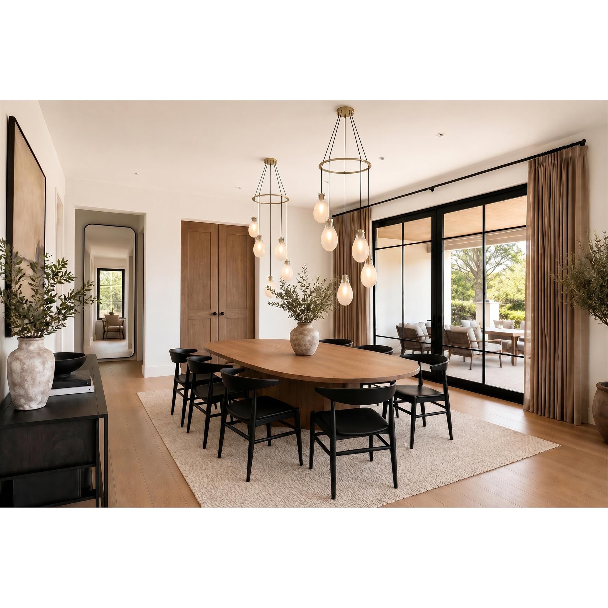 Davis 23 Inch Multi Light Pendant,