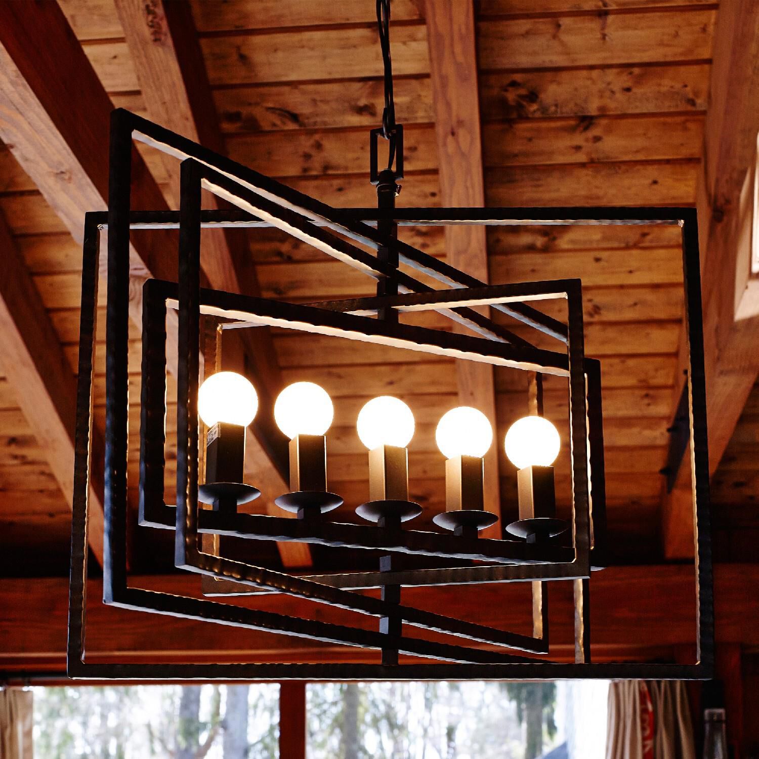 Capri 24 Inch 5 Light Chandelier by Crystorama