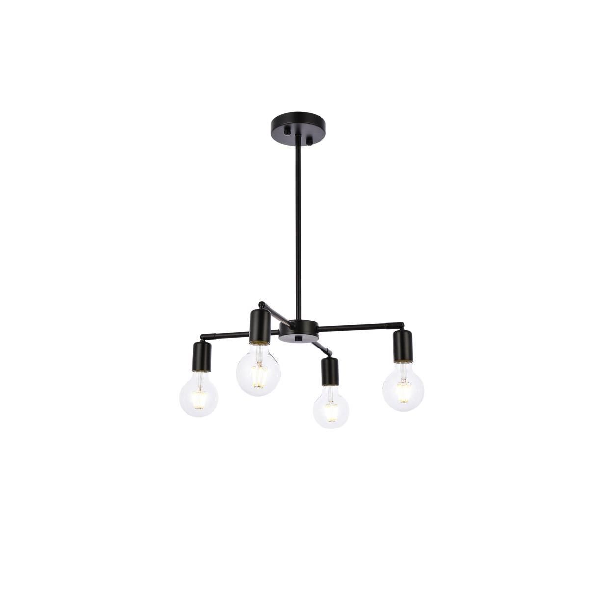 Reyes 8 Inch Mini Pendant by Elegant Lighting