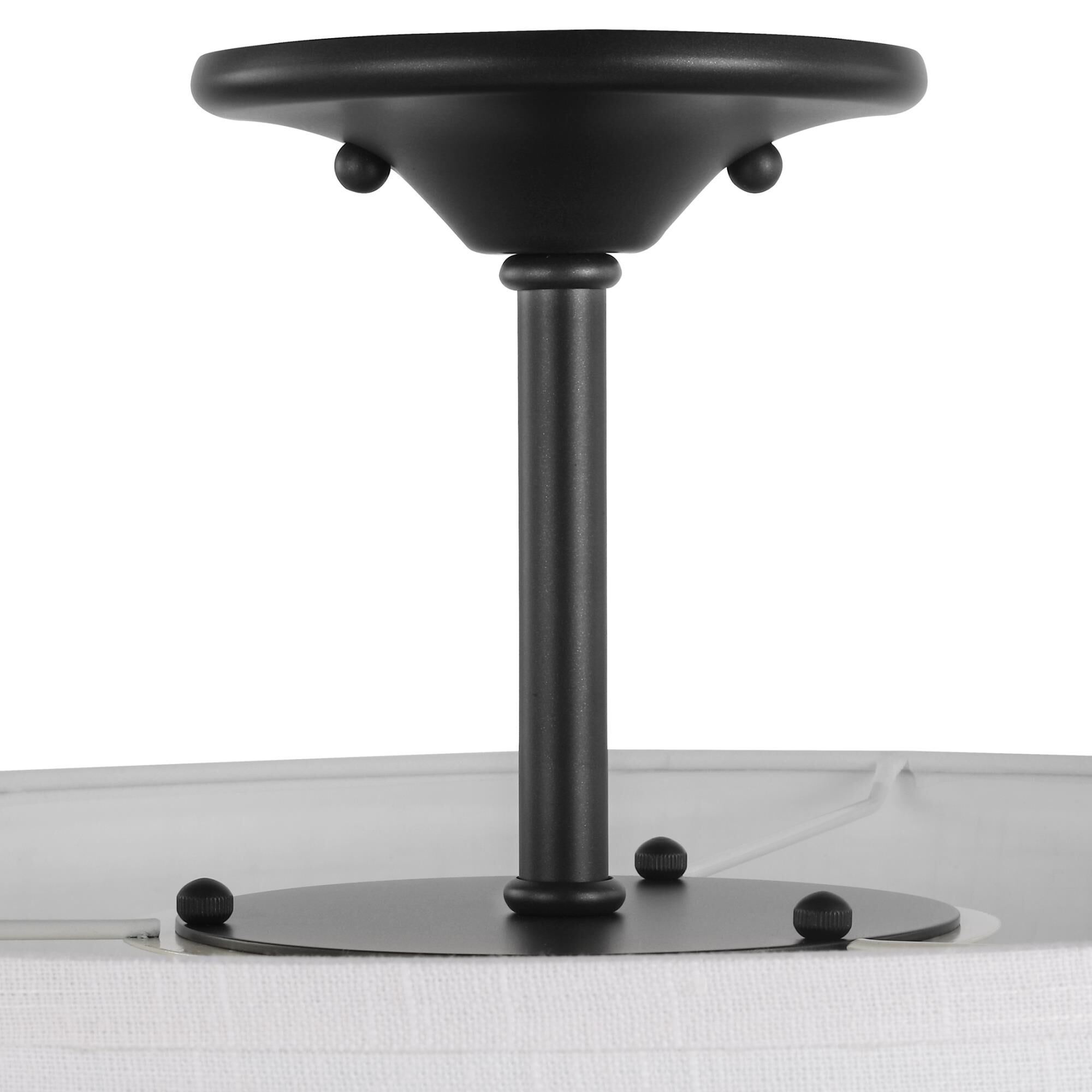 Shown in Graphite finish and Summer Linen glass