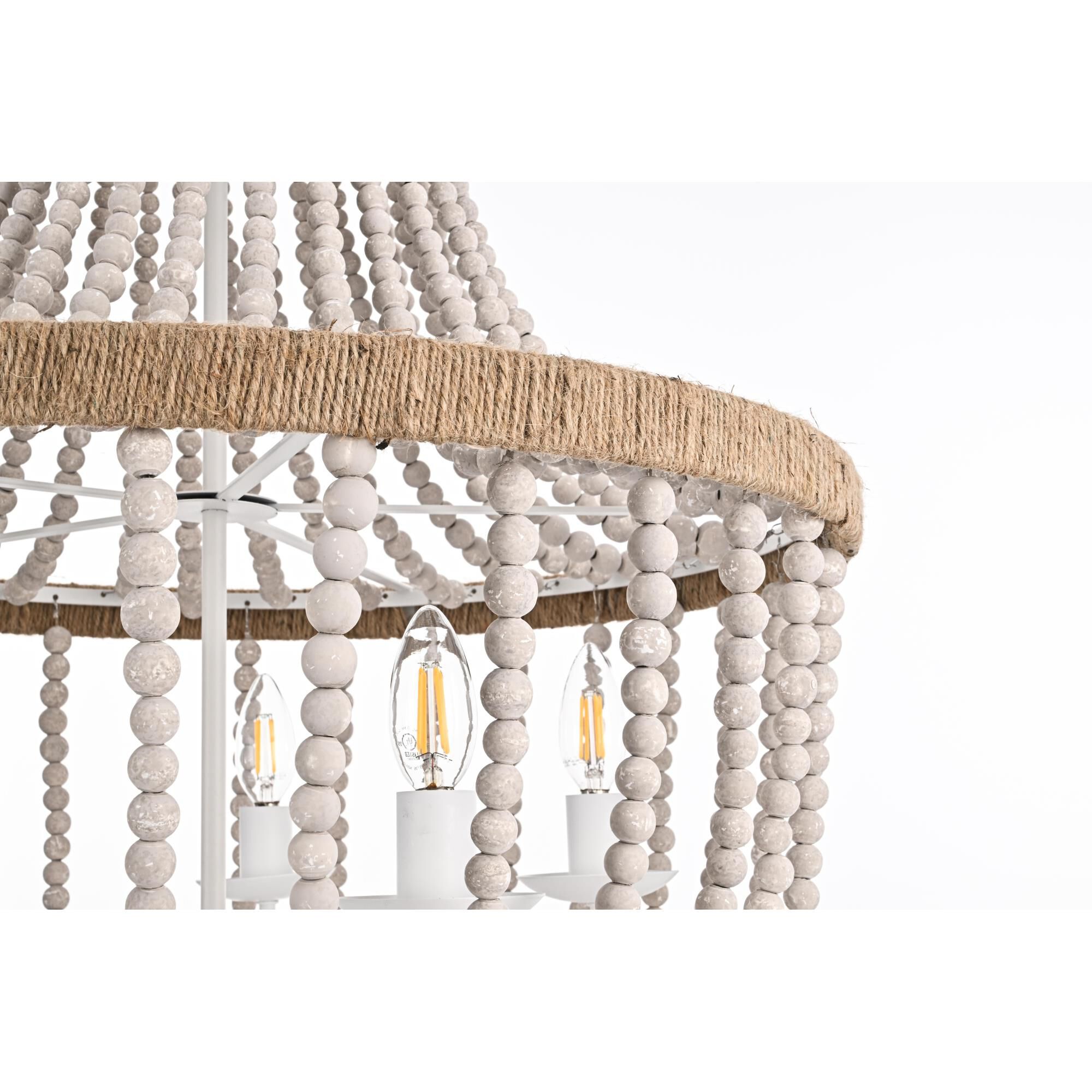 Jolie 24 Inch Large Pendant by Elegant Lighting