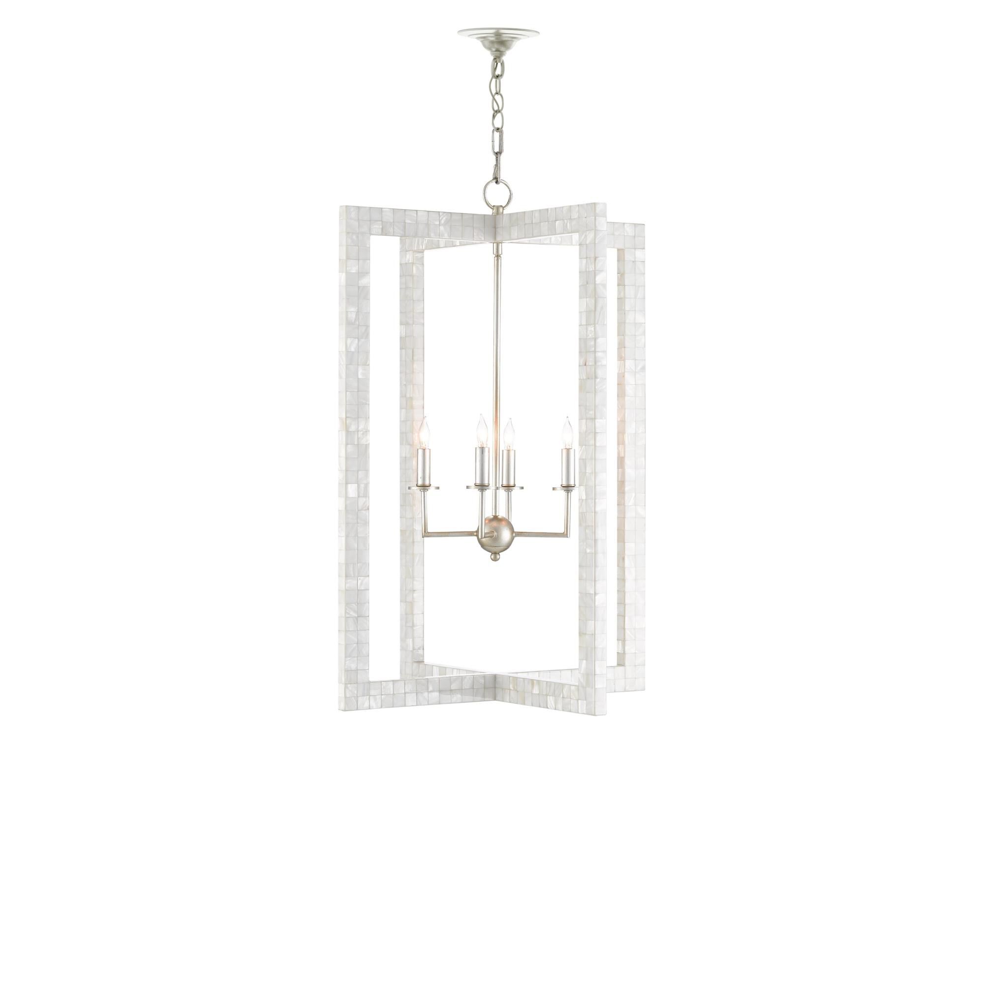 Shown in Mother Of Pearl/Contemporary Silver Leaf finish