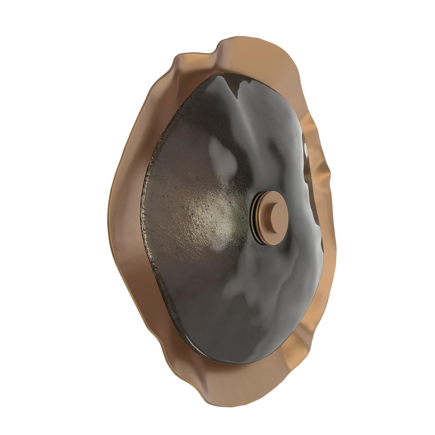 Shown in Novel Brass finish and Smoke Granite accent