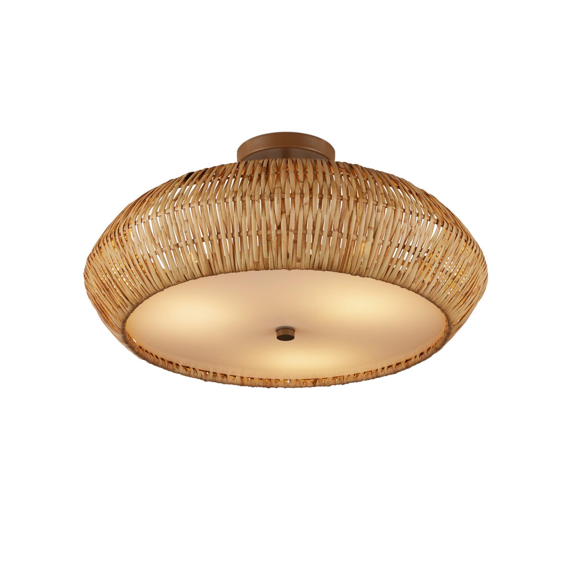 Antibes 24 Inch Semi Flush Mount,