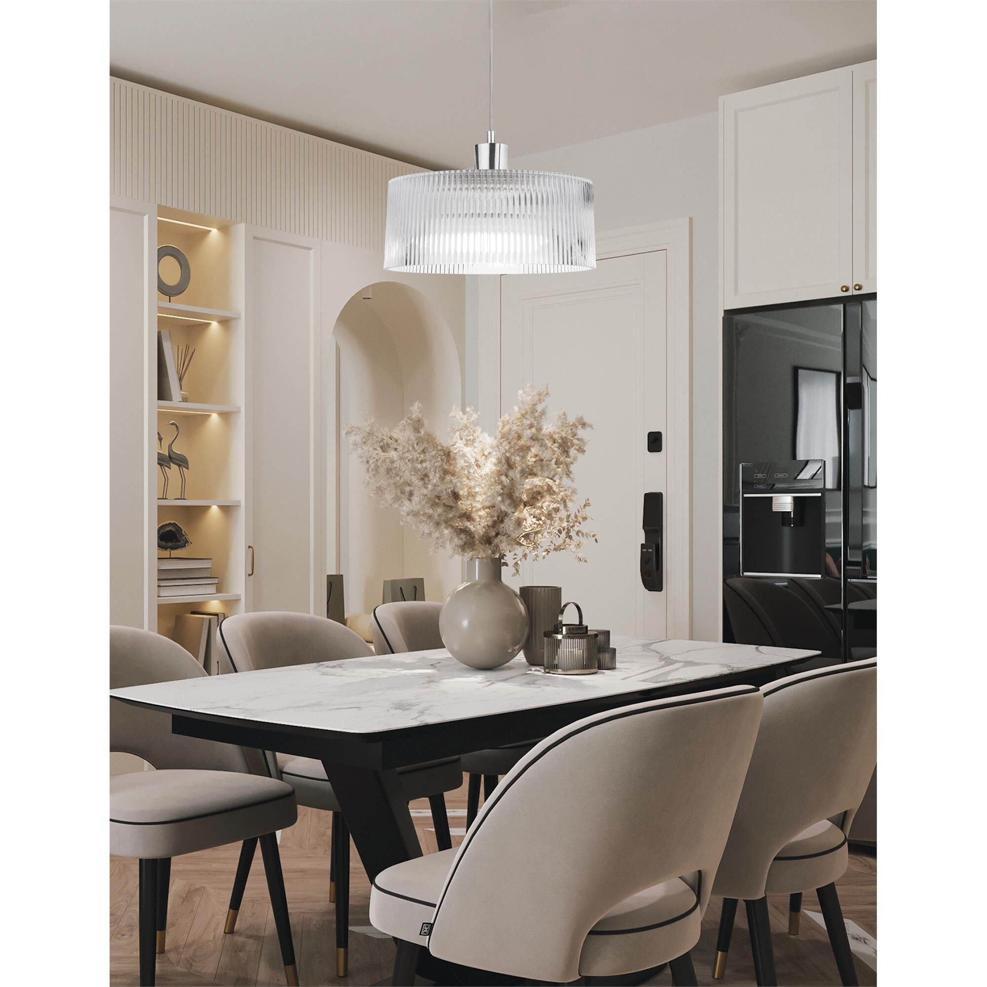 Shown in Polished Chrome finish