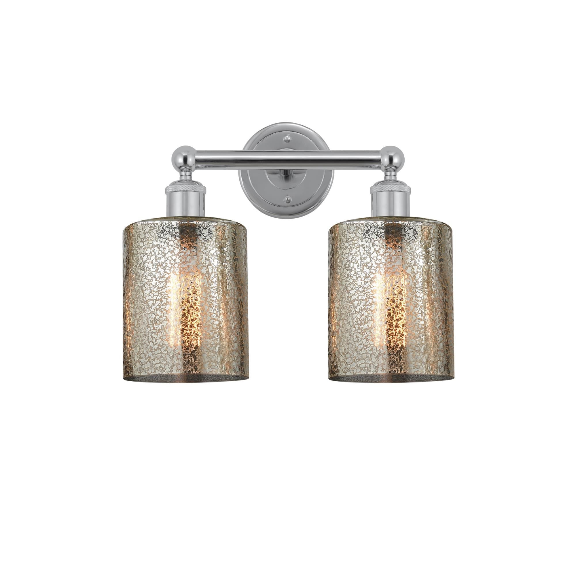 Shown in Polished Chrome, Mercury finish and Mercury glass and Mercury Glass shade