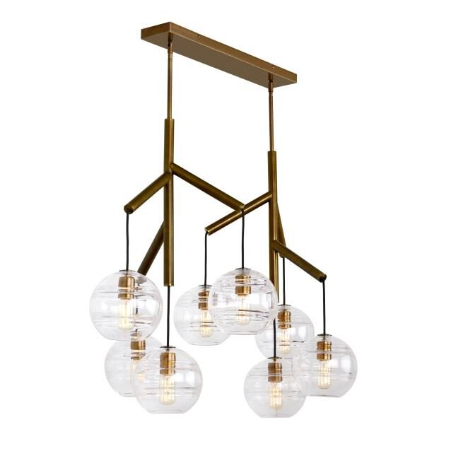 Sean Lavin Sedona 39 Inch 8 Light Linear Suspension Light by Visual Comfort Modern Collection
