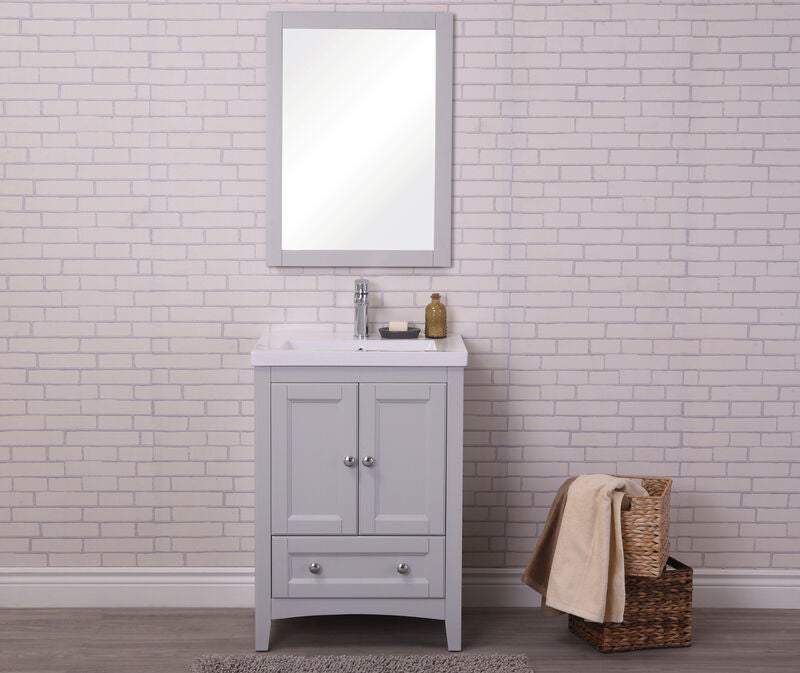 Saturn 24 Inch Bath Vanity Cabinet by Elegant Decor