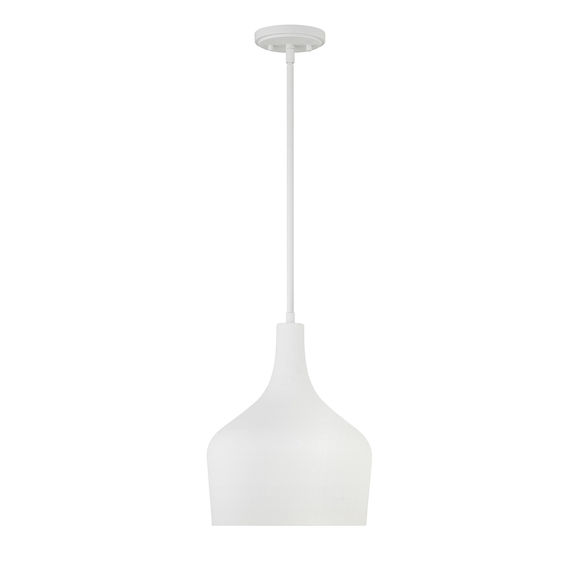 Shown in Bisque White finish and Bisque White Metal shade