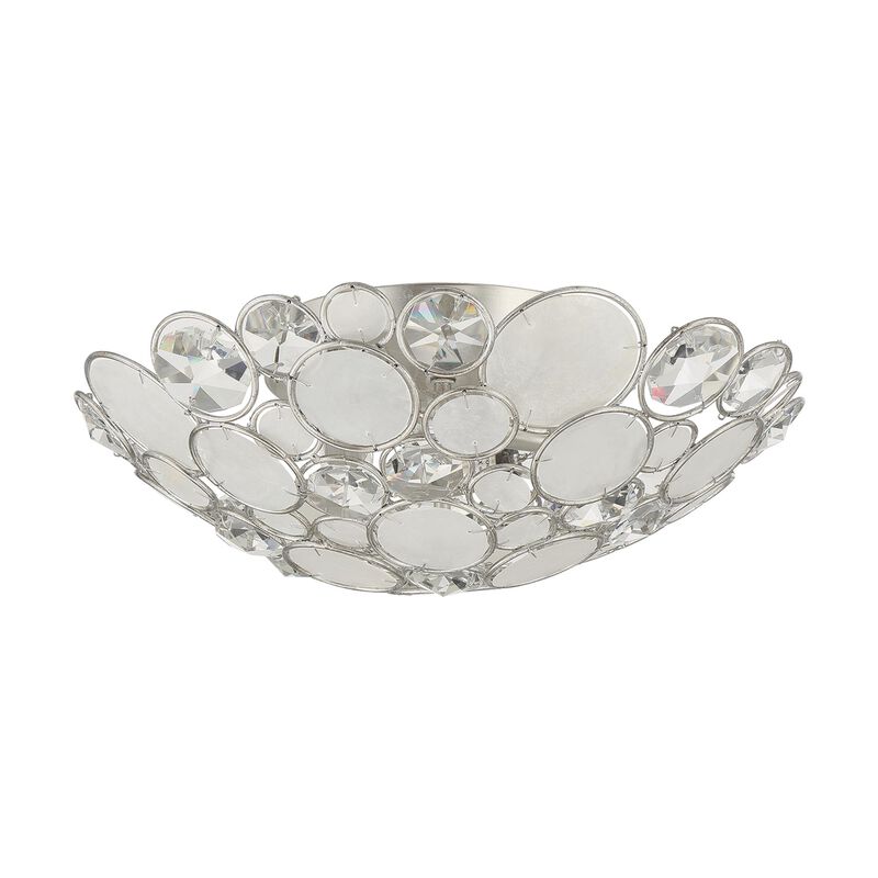 Palla 16 Inch 3 Light Semi Flush Mount by Crystorama