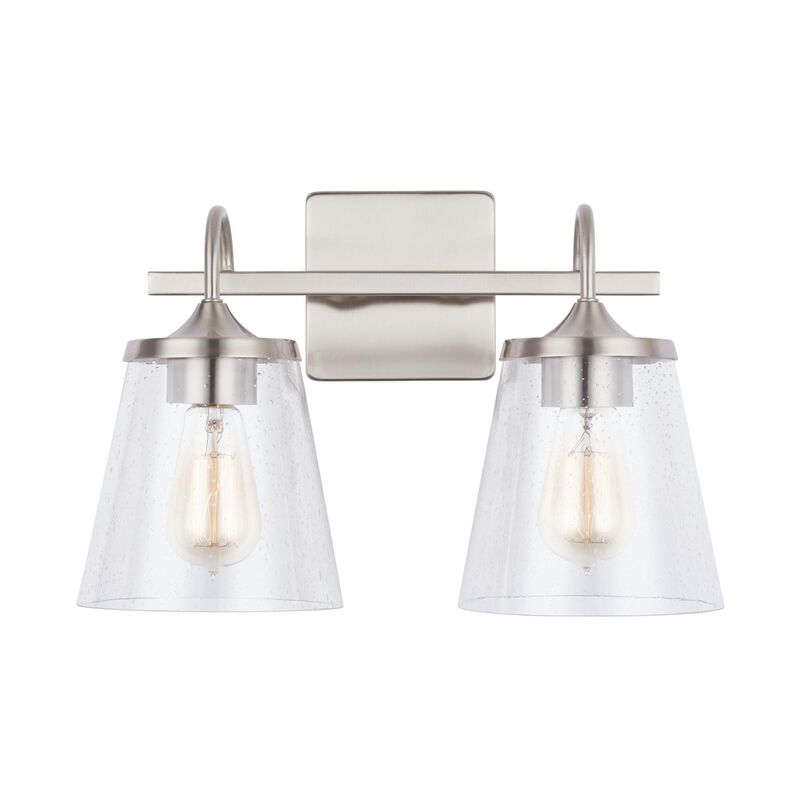 Independent 15 Inch 2 Light Bath Vanity Light by Capital Lighting Fixture Company