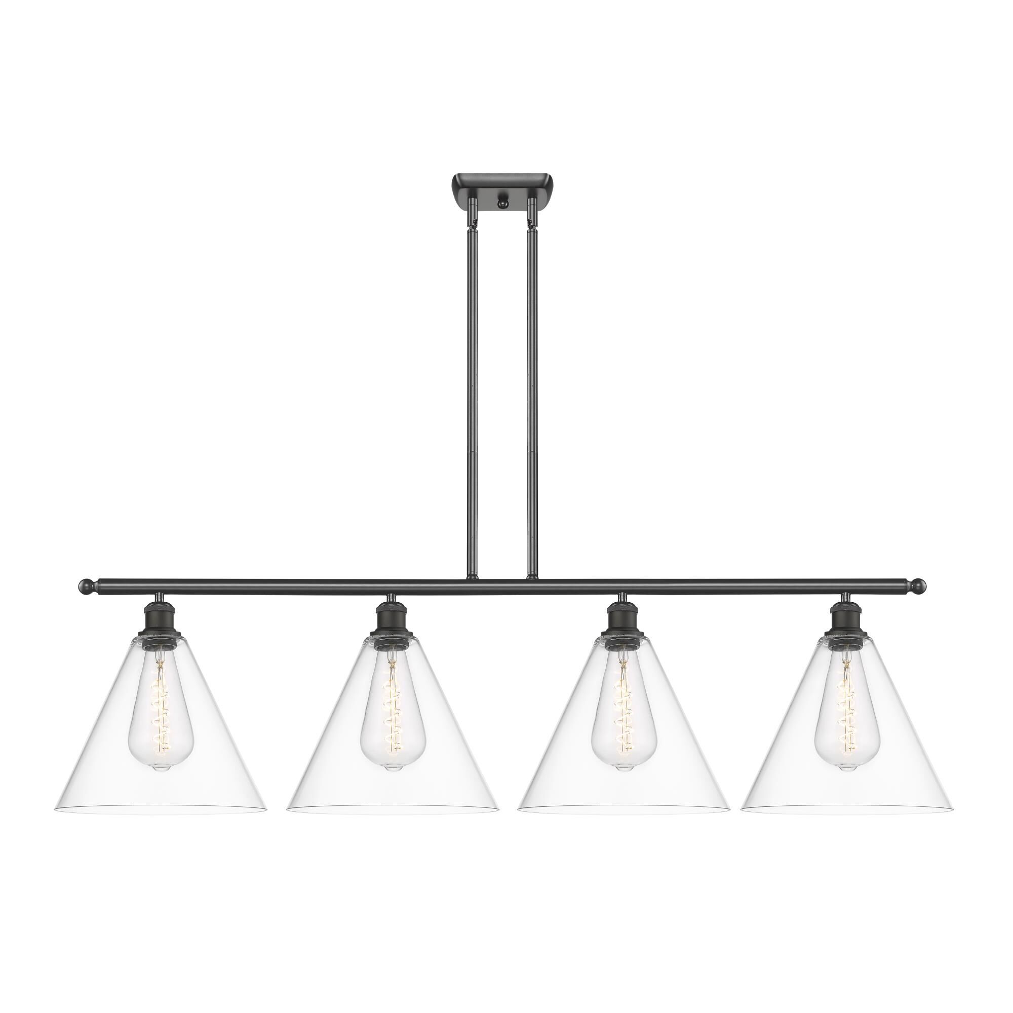 Bruno Marashlian Ballston Cone 50 Inch 4 Light Linear Suspension Light by Innovations Lighting