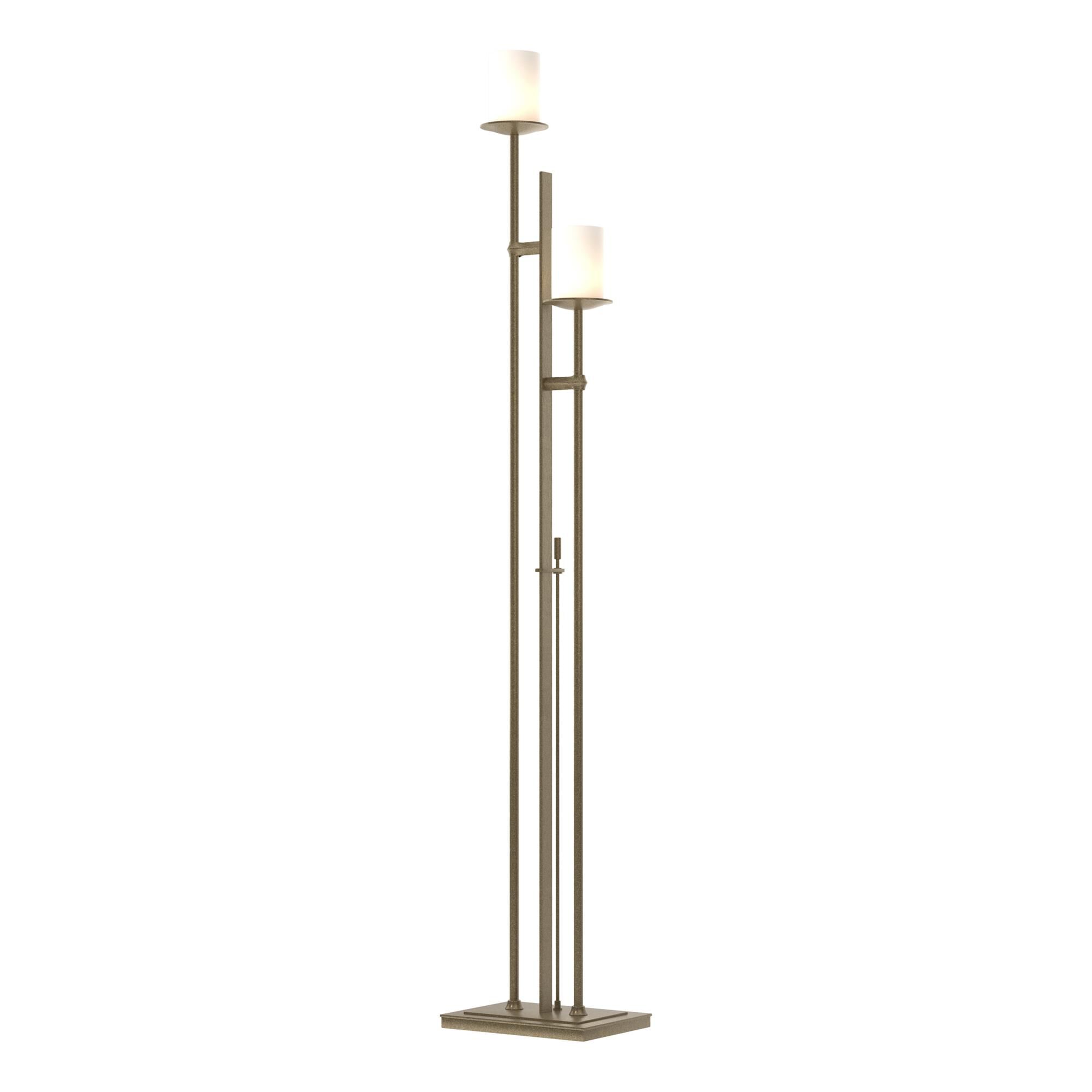 Shown in Soft Gold finish and Opal  glass