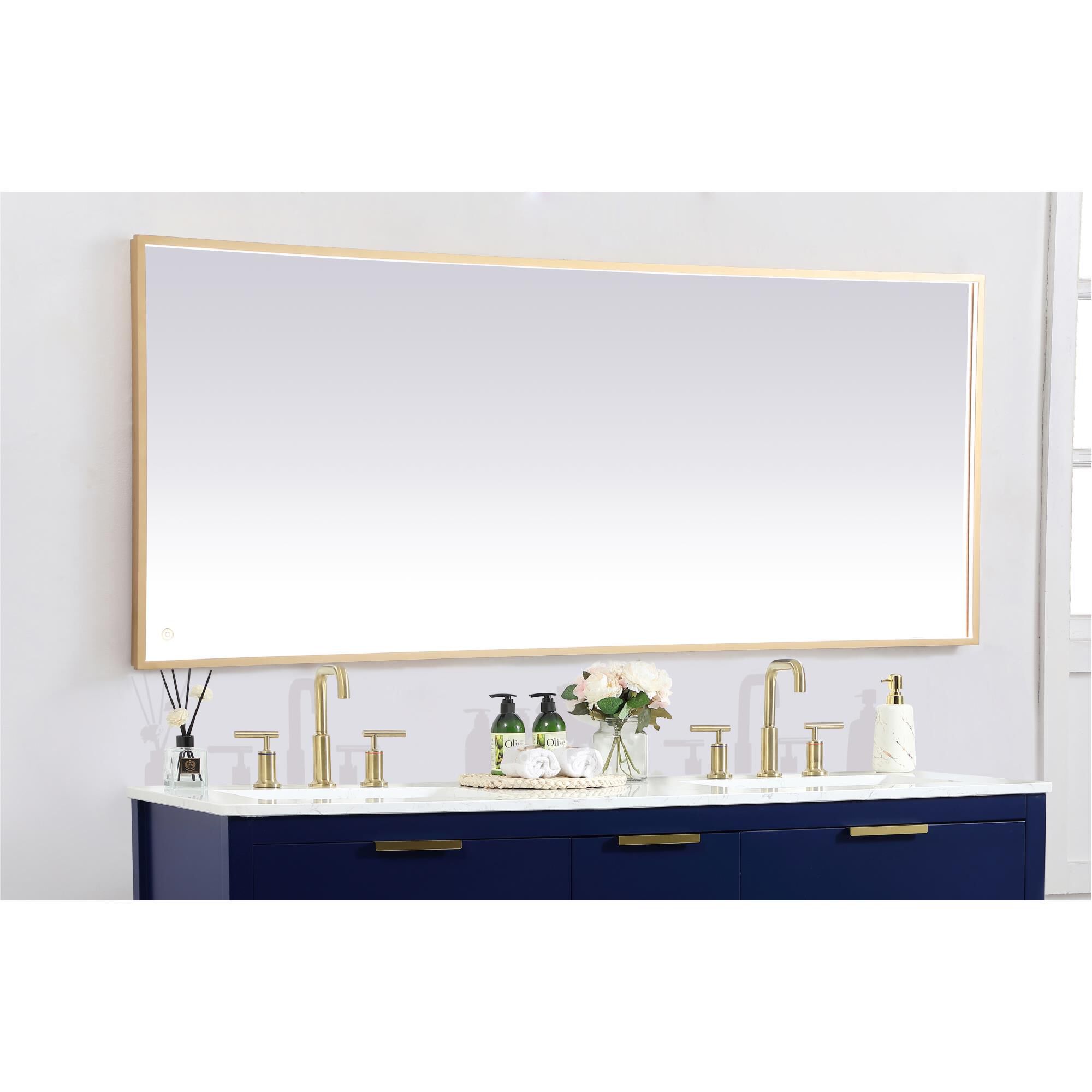 Shown in Brass finish